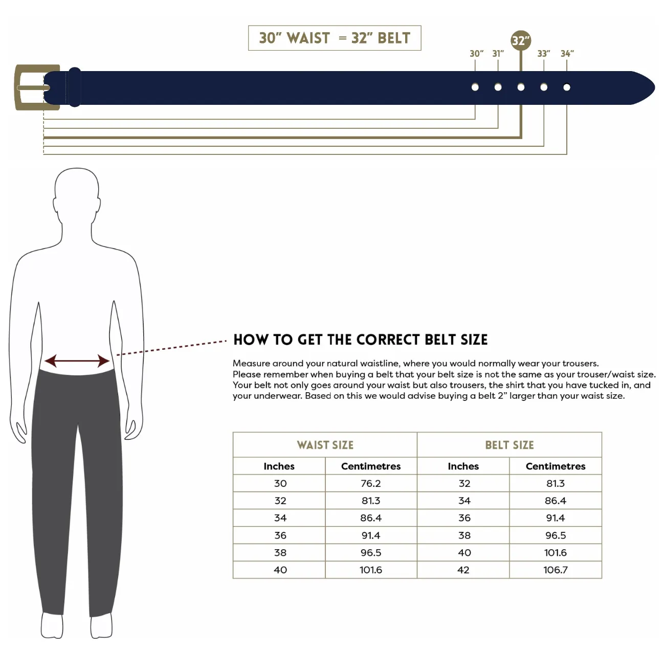 1.5 Inch Thick Leather Belt - Image 4