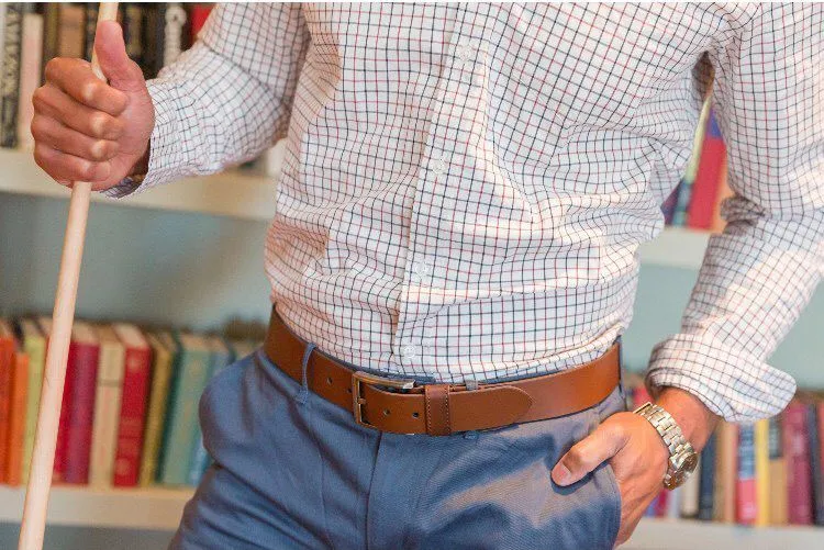 1.5 Inch Thick Leather Belt - Image 6