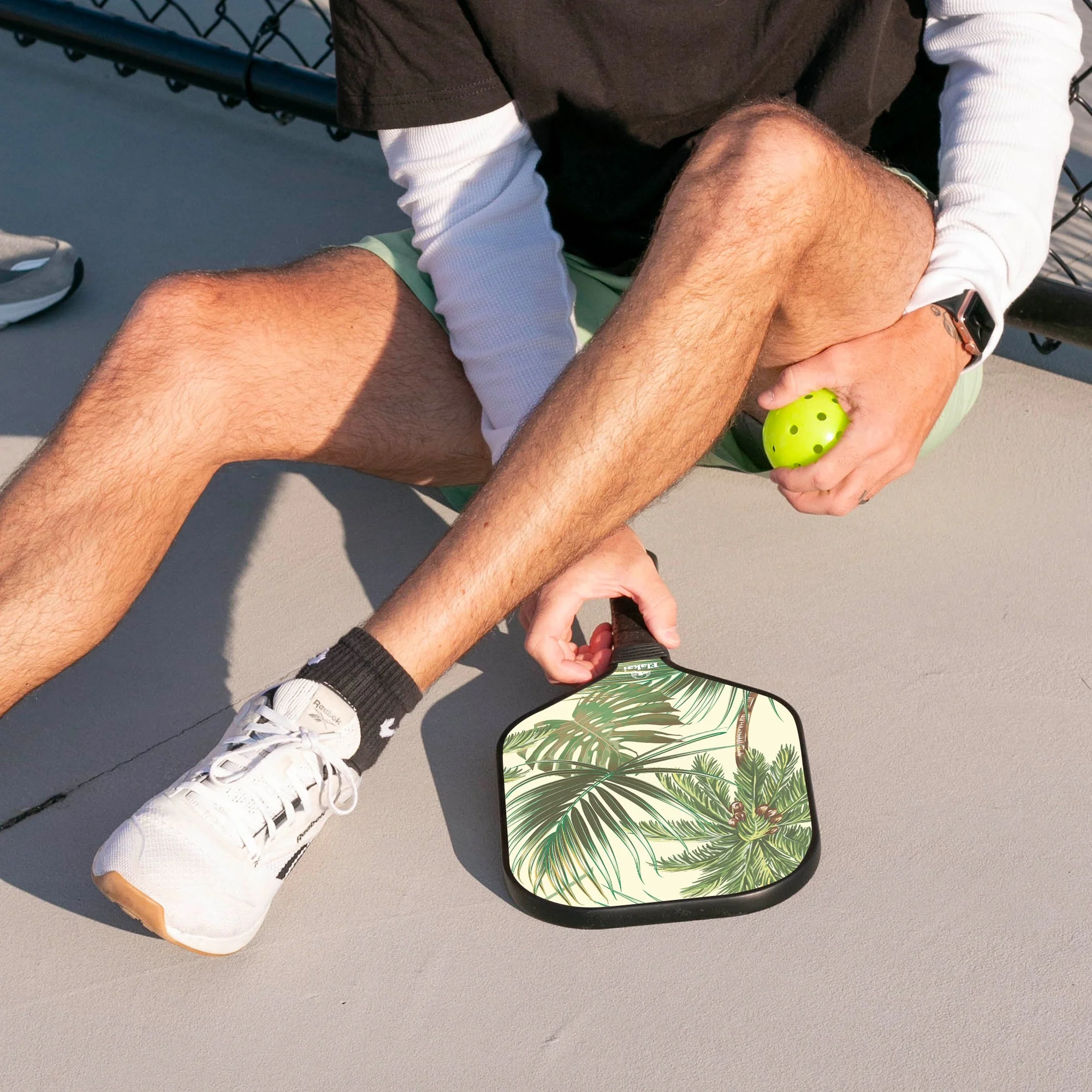 13MM Tropical Palms Pickleball Paddle - Image 2