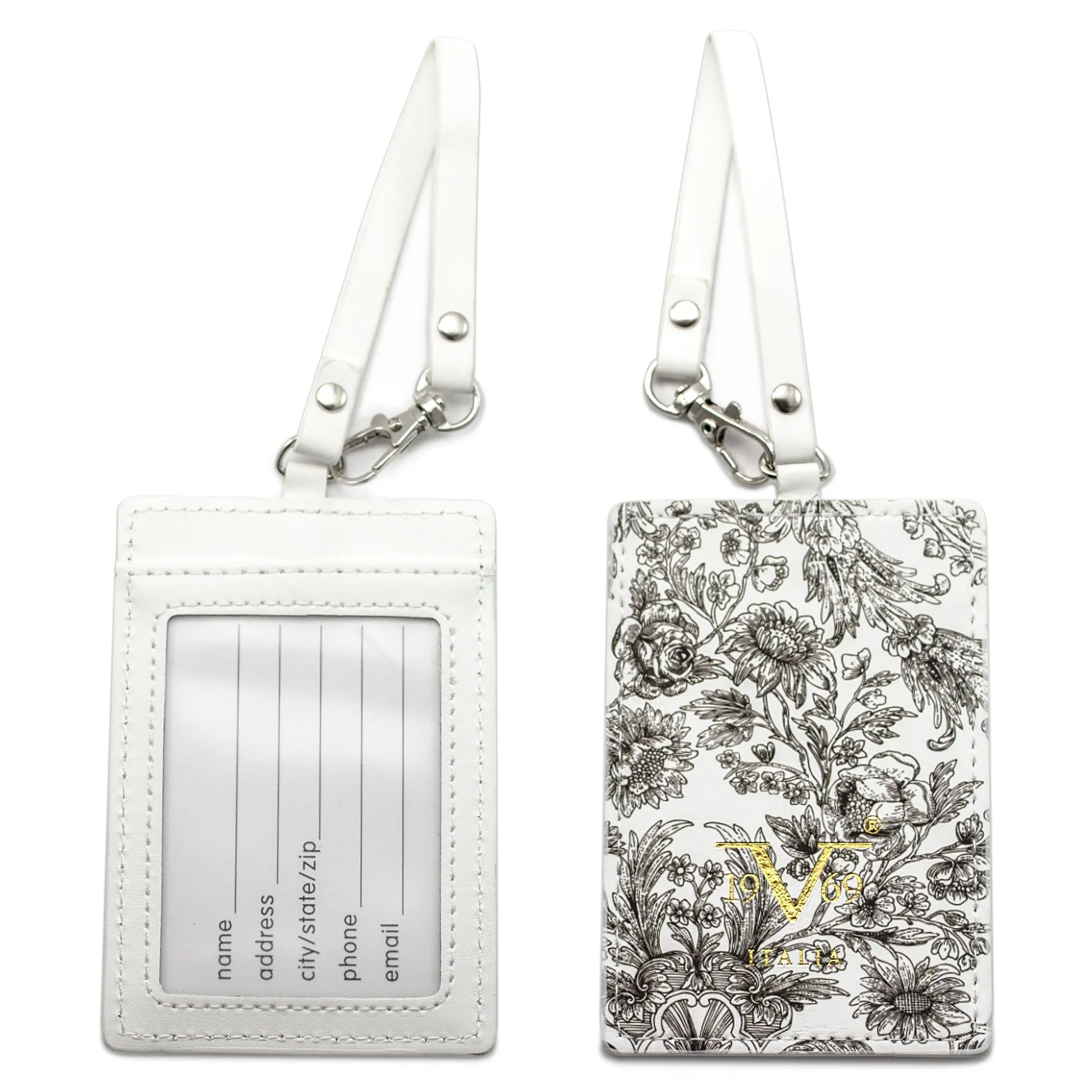 Runway Vegan Leather Luggage Tags Set - Image 6