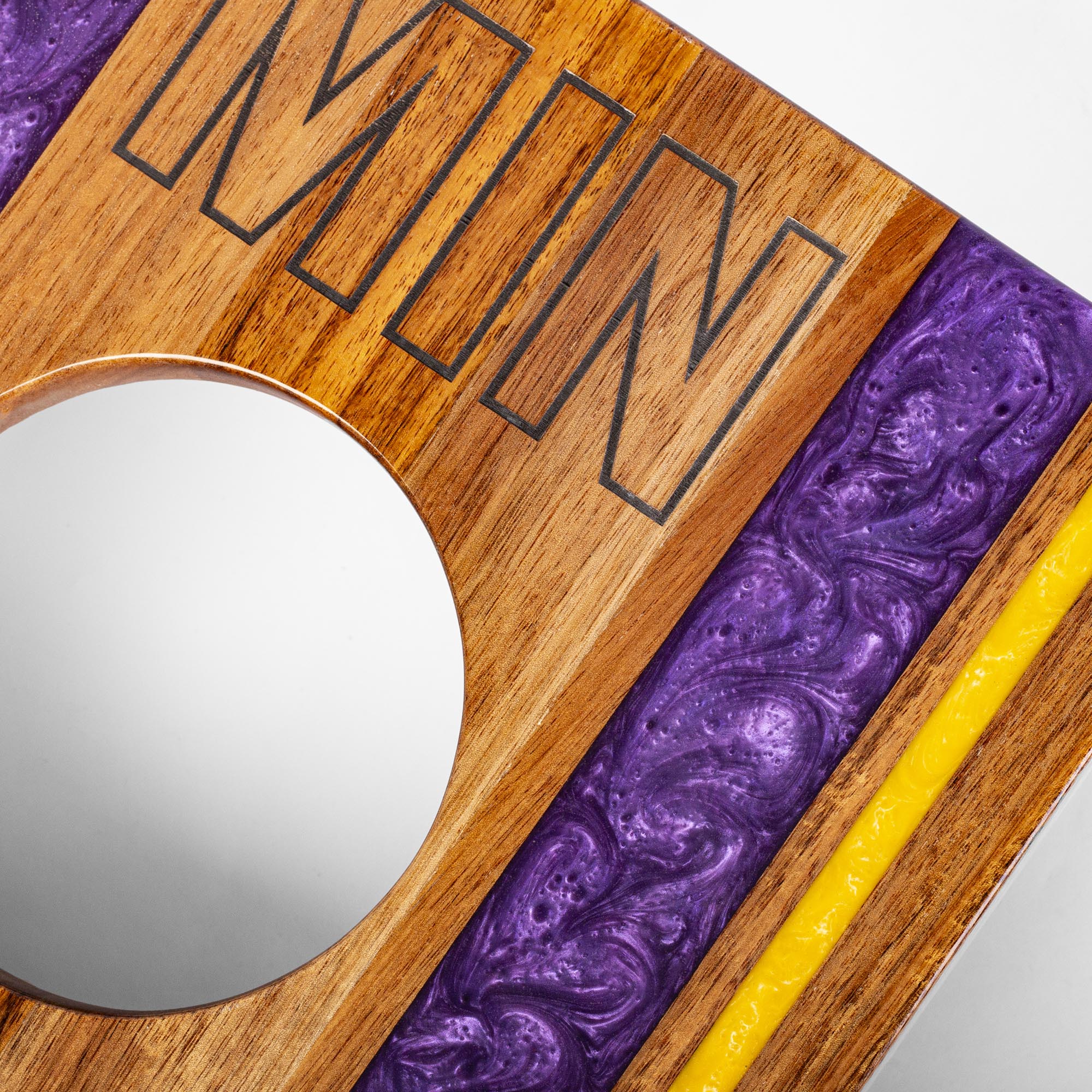 1ft x 2ft Gameday Teams Epoxy Resin Wood Compact Travel Cornhole Board Set - Image 30