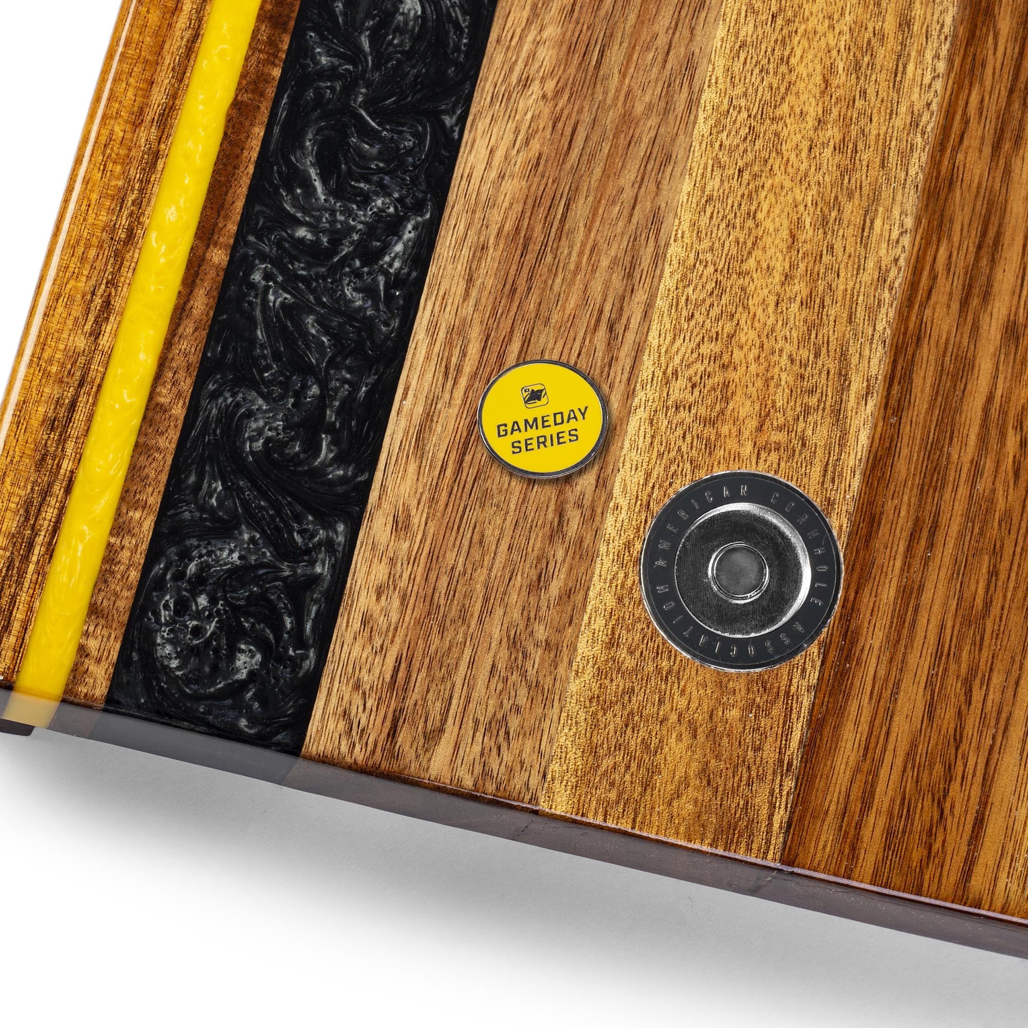 1ft x 2ft Gameday Teams Epoxy Resin Wood Compact Travel Cornhole Board Set - Image 40
