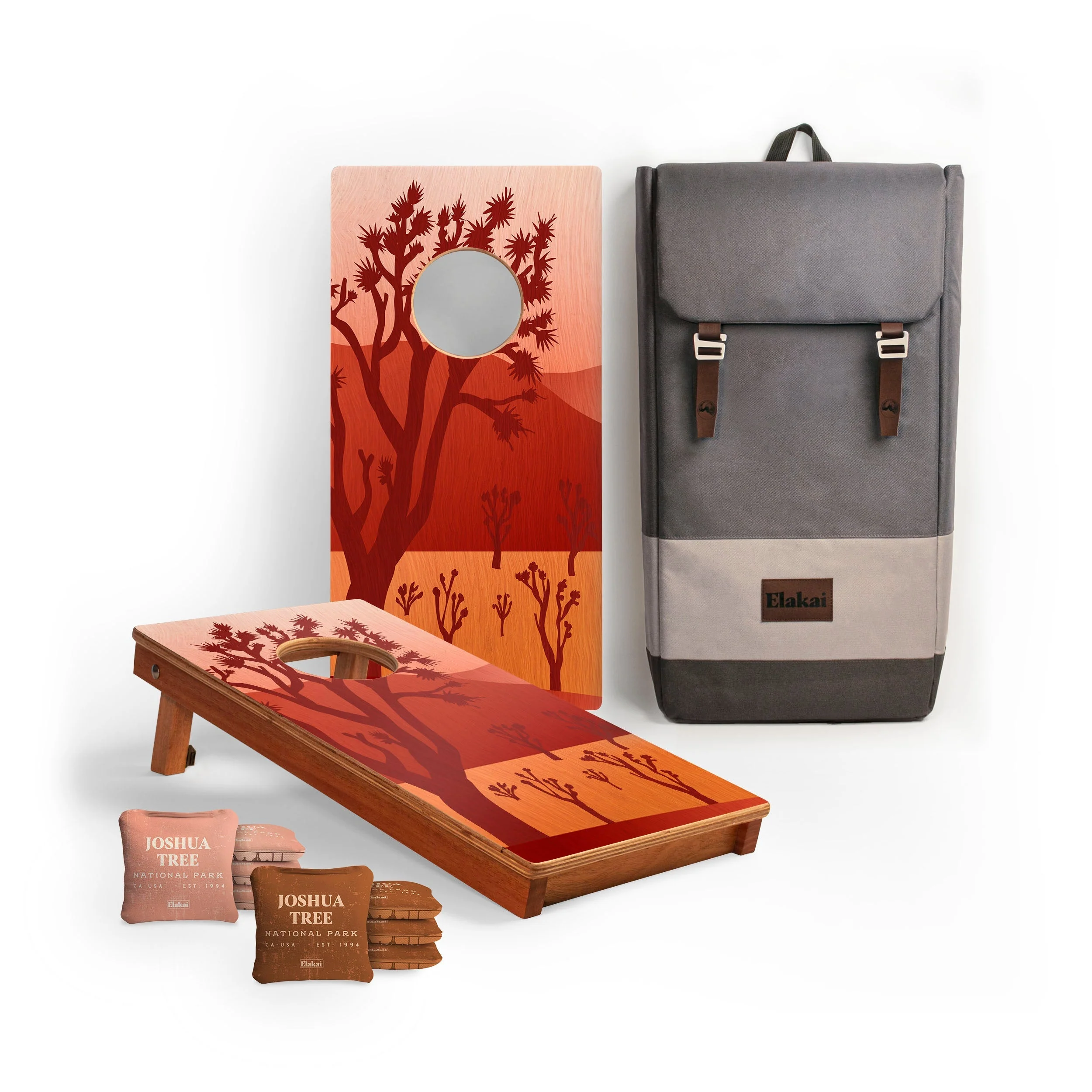 1ft x 2ft Graphic Wood Travel Cornhole Set | National Parks Inspired Collection - Image 22