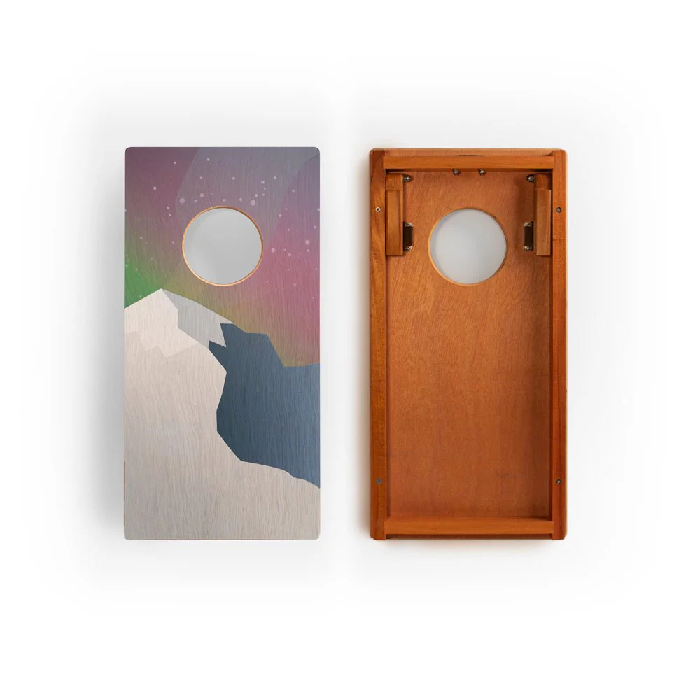 1ft x 2ft Graphic Wood Travel Cornhole Set | National Parks Inspired Collection - Image 59