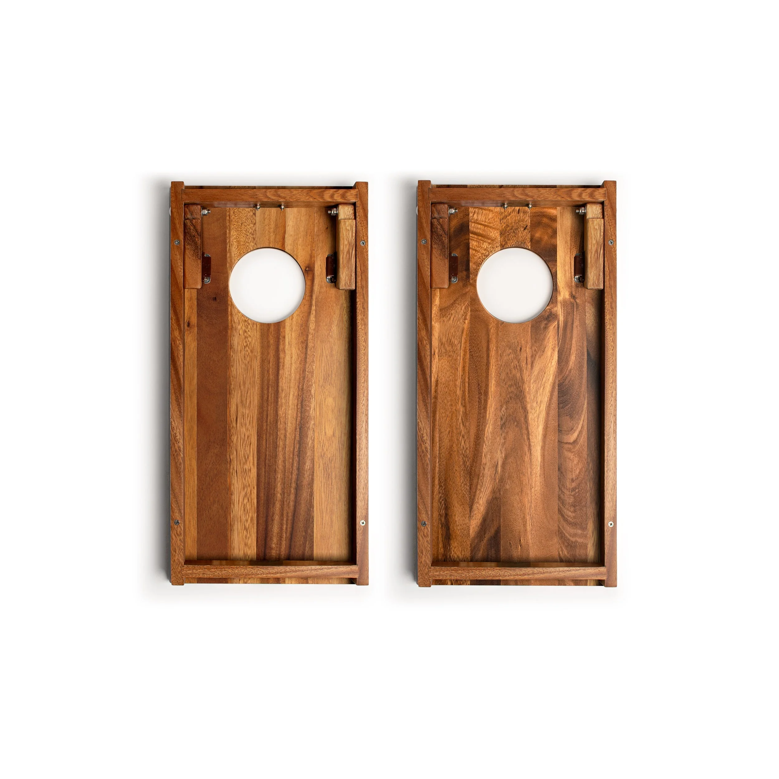 1ft x 2ft Resin & Wood Travel Cornhole Set | Beach Wave - Image 3