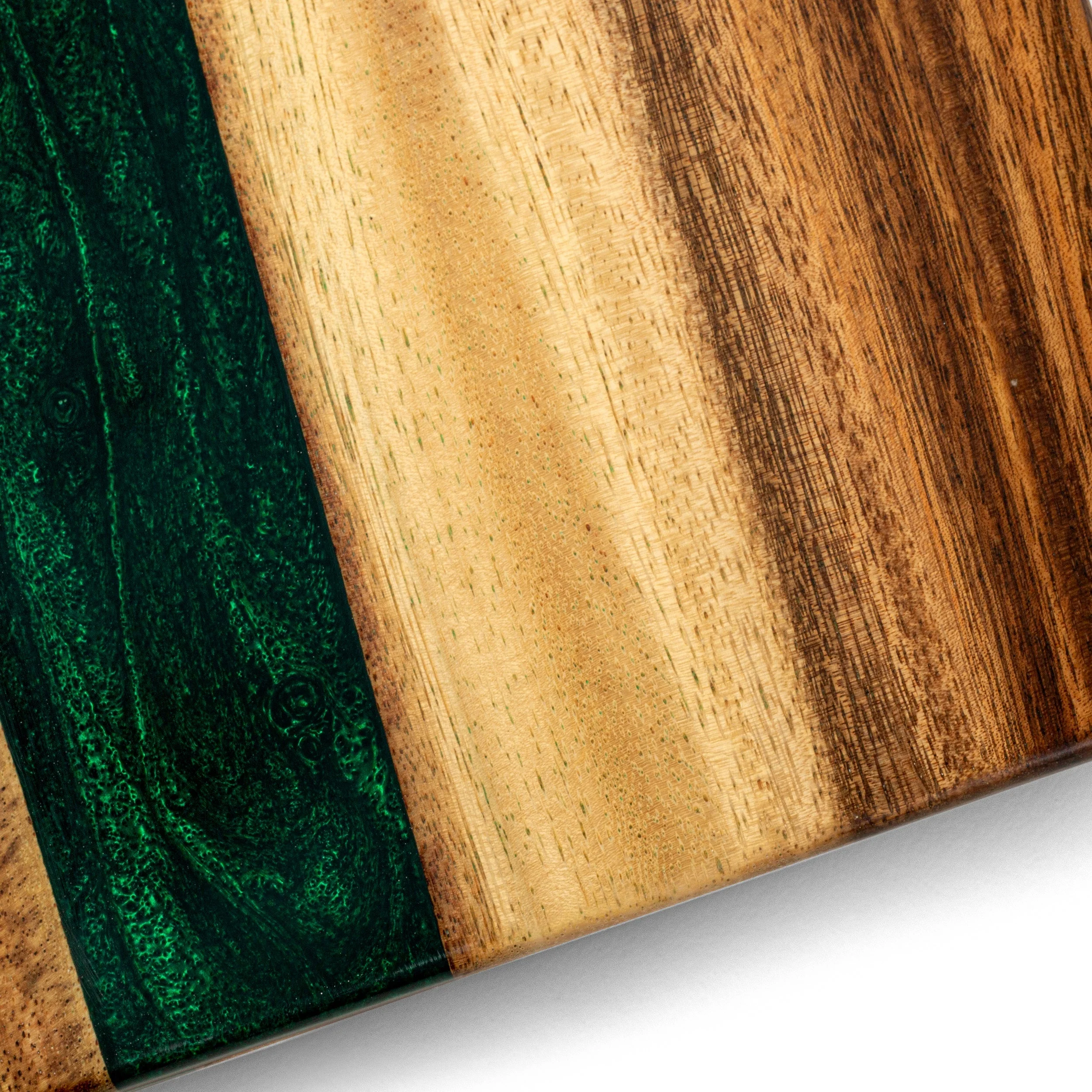 1ft x 2ft Resin & Wood Travel Cornhole Set | Live Edge River Collection - Image 23