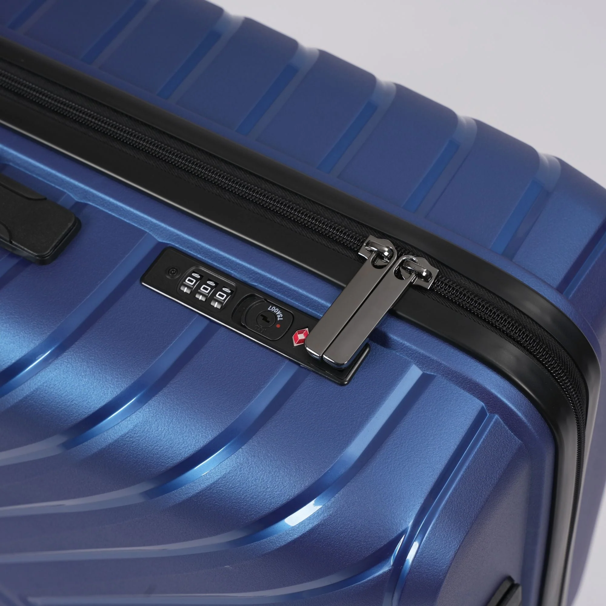20-inch Blue Carry-On Hardcase Roller Luggage with 360° Wheels - Image 3