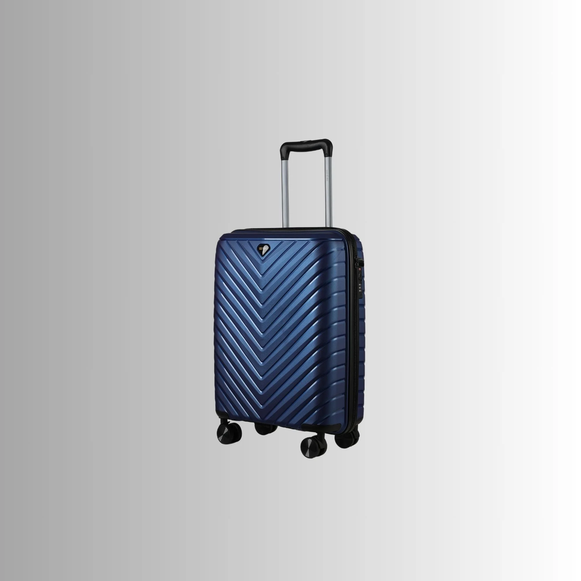 20-inch Blue Carry-On Hardcase Roller Luggage with 360° Wheels - Image 6