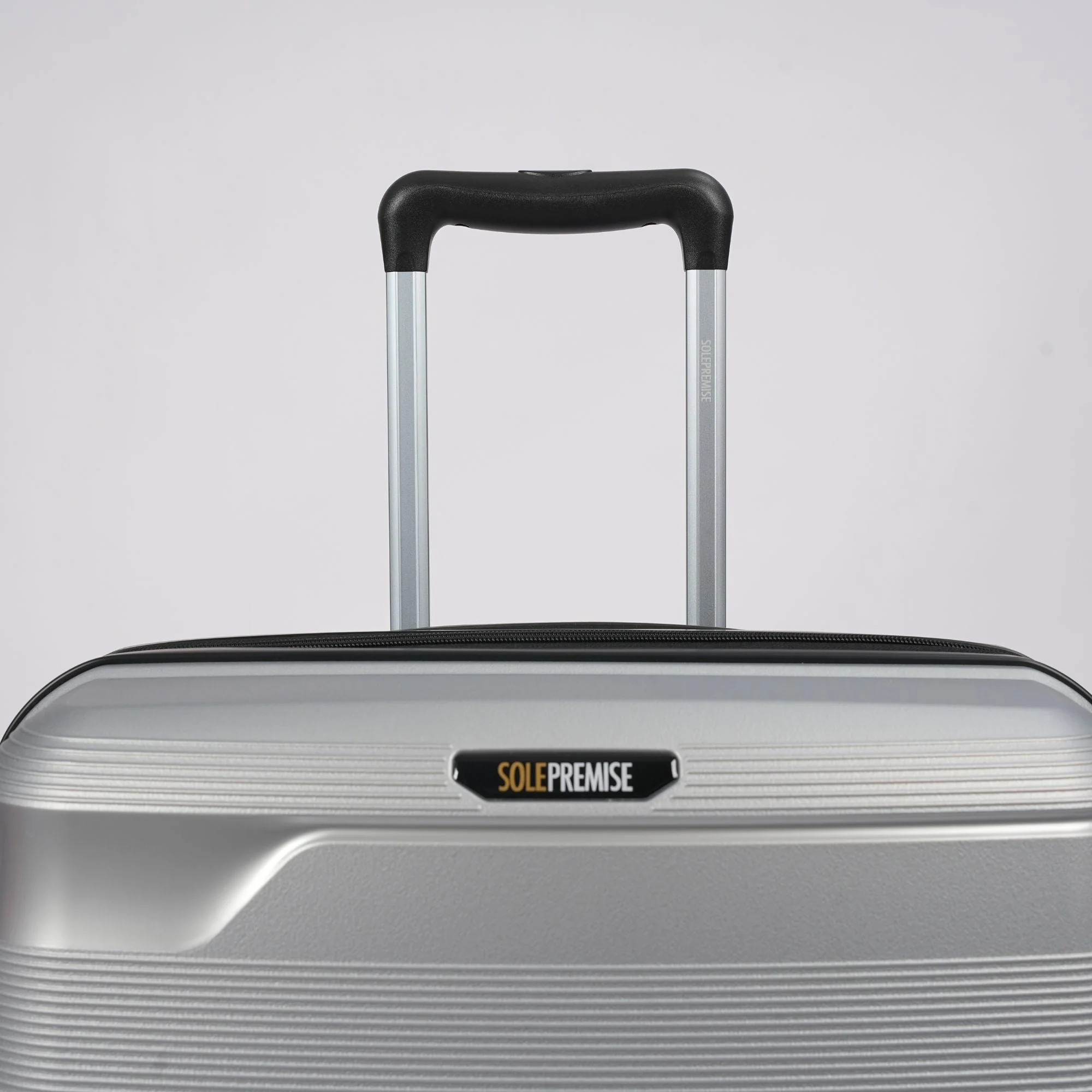20-inch Silver Carry-On Hardcase Roller Luggage with 360° Wheels - Image 5