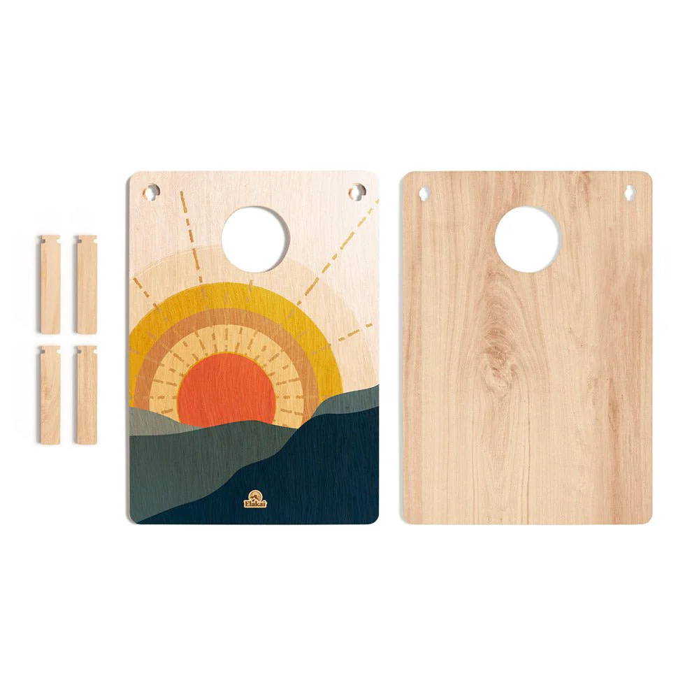 22-in × 31-in Wood Travel Cornhole Boards Set | Weekender Collection - Image 8