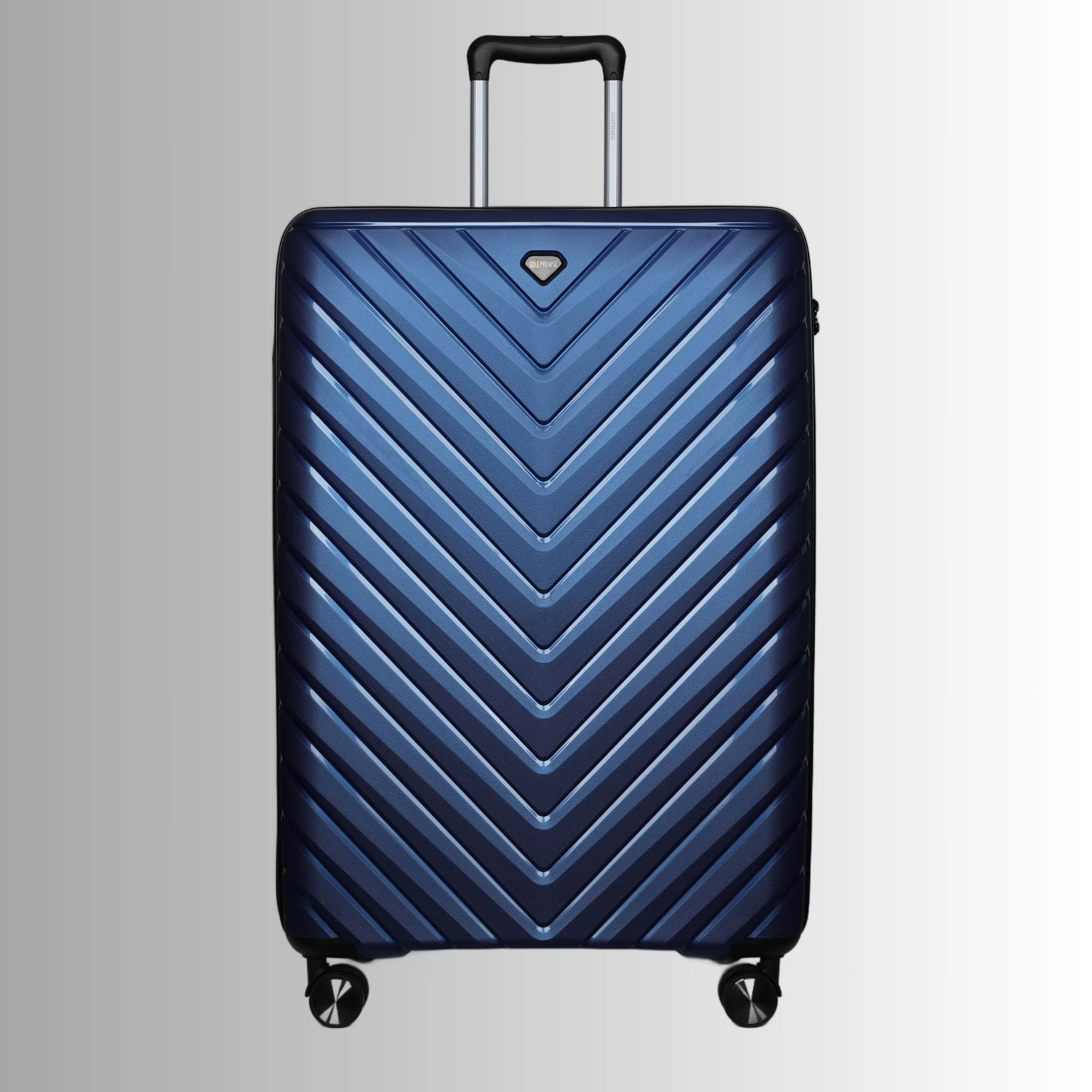 28-inch Blue Hardcase Roller Luggage with 360° Wheels & TSA Lock - Image 6