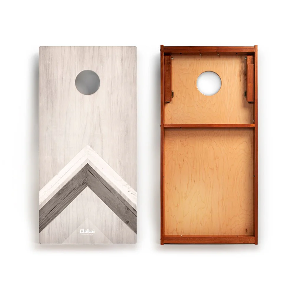 2ft x 4ft Graphic Wood Classic Cornhole Set | Modern Angle Collection - Image 11