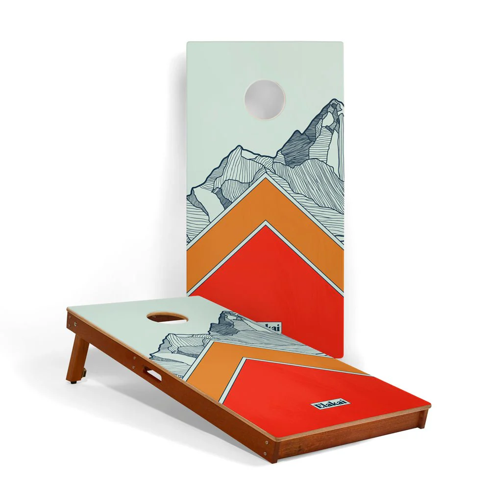 2ft x 4ft Graphic Wood Classic Cornhole Set | Modern Angle Collection - Image 4