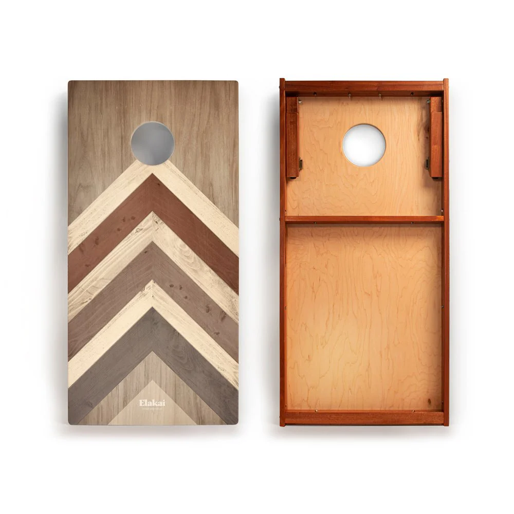 2ft x 4ft Graphic Wood Classic Cornhole Set | Modern Angle Collection - Image 8