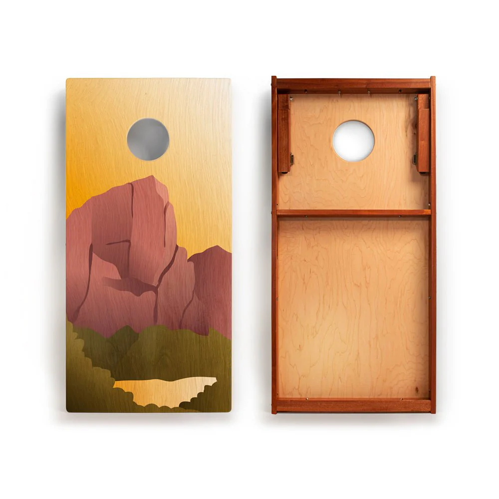 2ft x 4ft Graphic Wood Classic Cornhole Set | National Parks Inspired Collection - Image 29