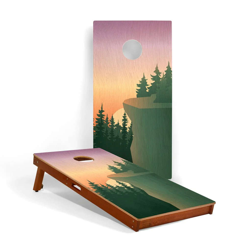 2ft x 4ft Graphic Wood Classic Cornhole Set | National Parks Inspired Collection - Image 61