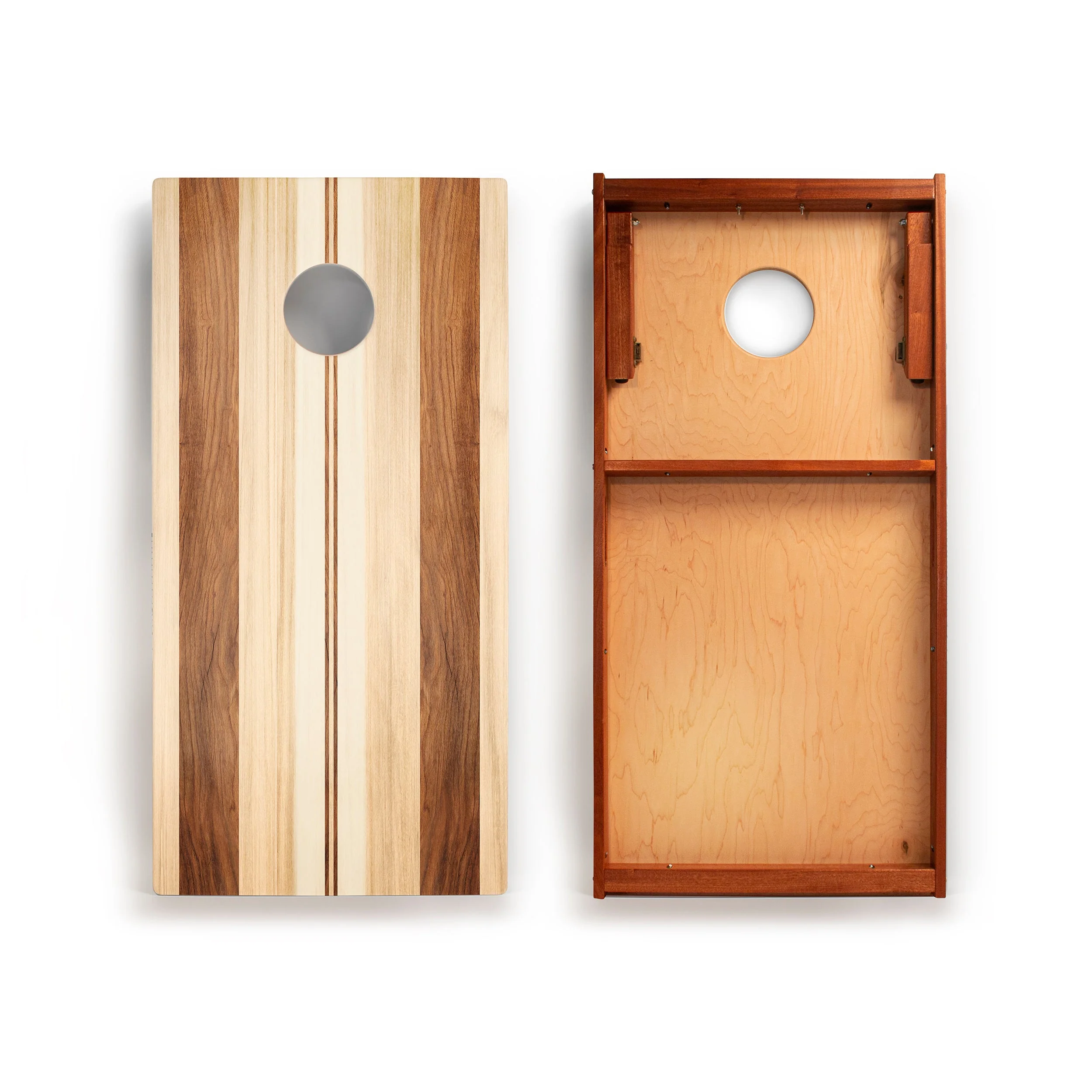 2ft x 4ft Graphic Wood Classic Cornhole Set | Natural Surf Beach Collection - Image 14