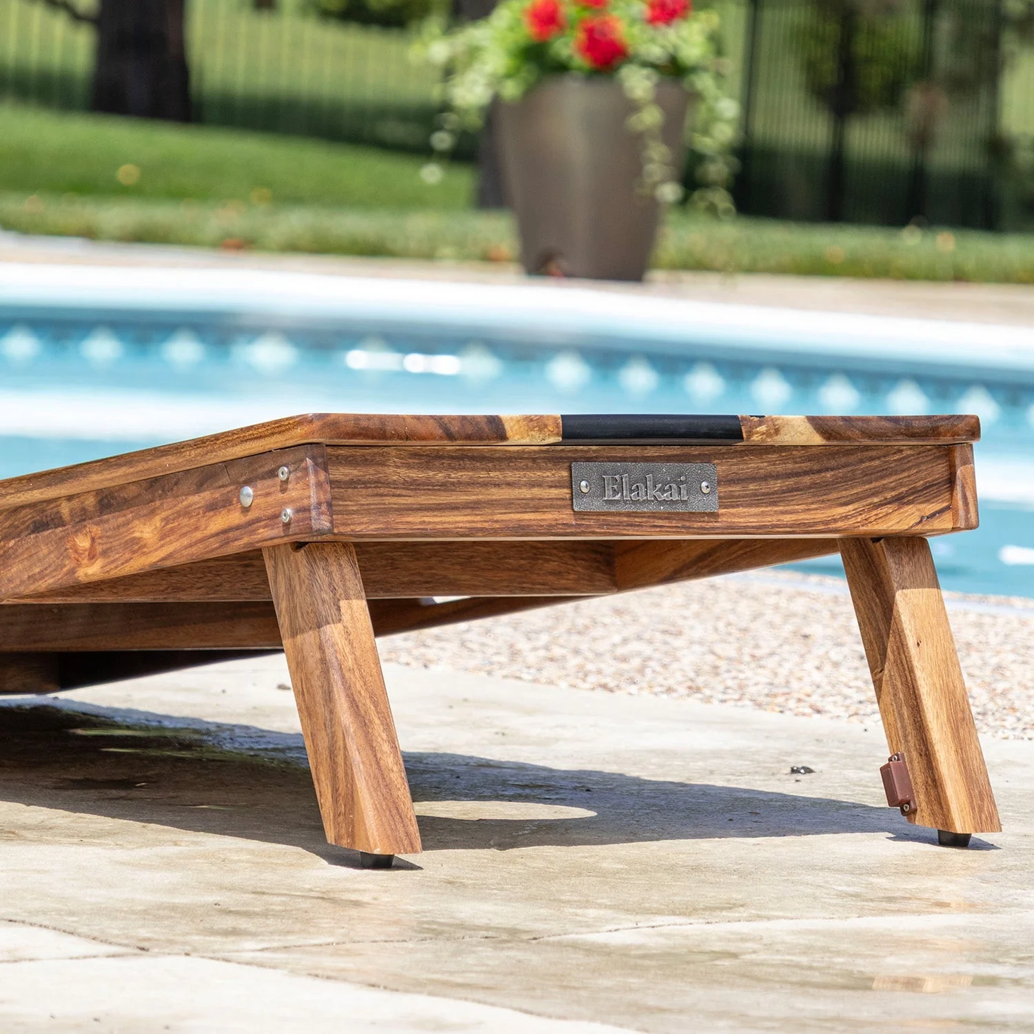 2ft x 4ft Resin & Wood Classic Cornhole Set | Live Edge River Collection - Image 37