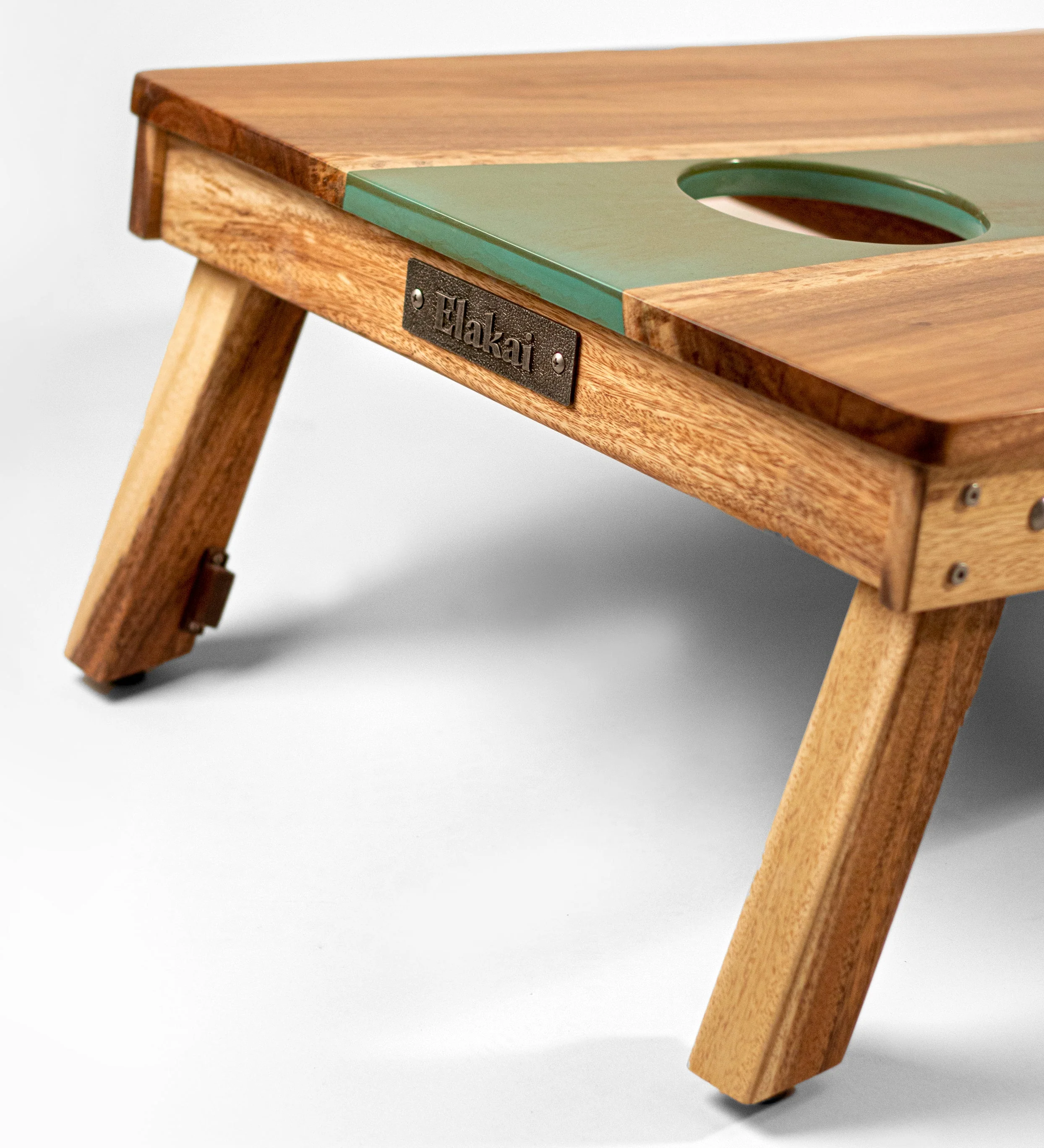 2ft x 4ft Resin & Wood Classic Cornhole Set | Live Edge River Collection - Image 49