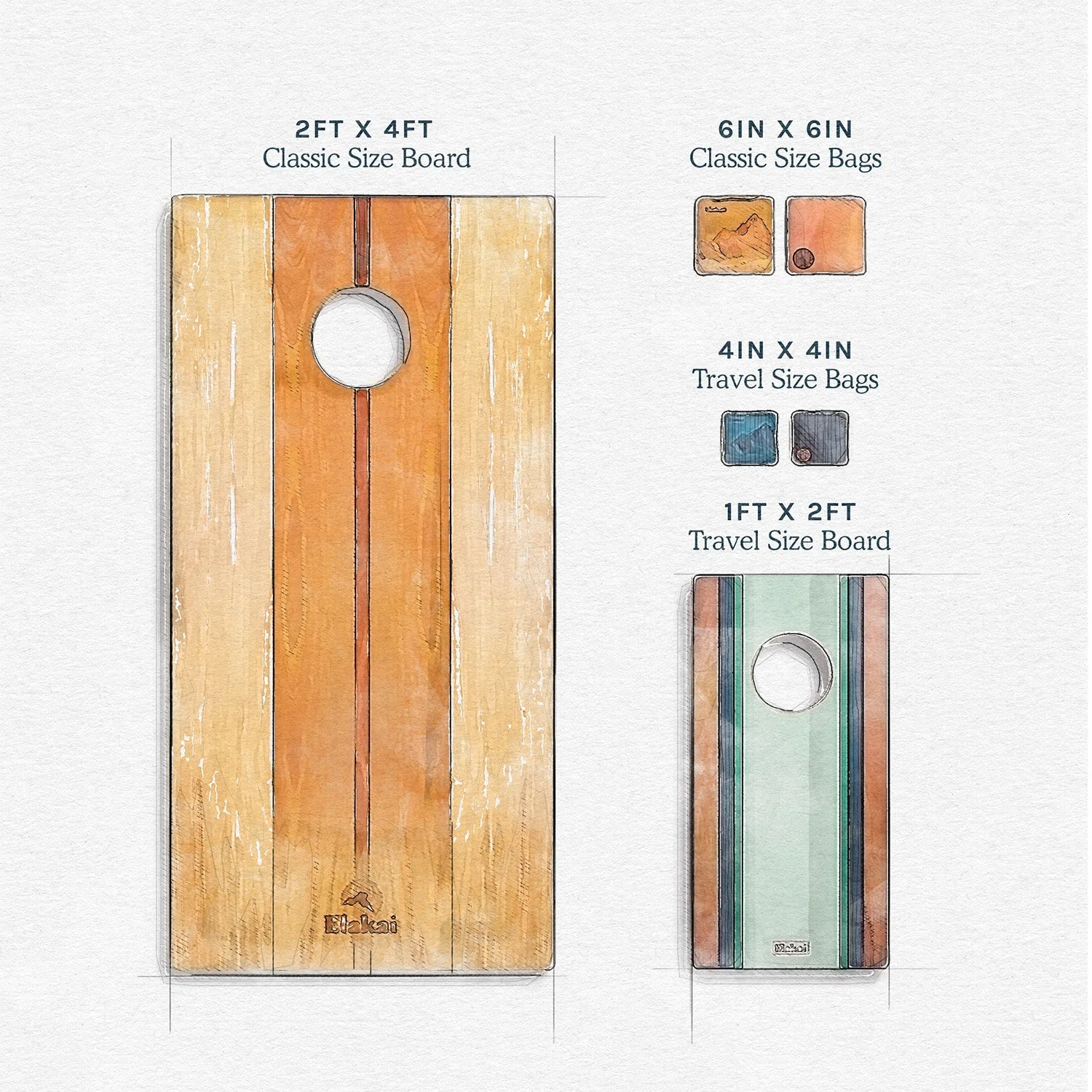 2x4 The Beach Epoxy Resin Cornhole Boards - Image 10