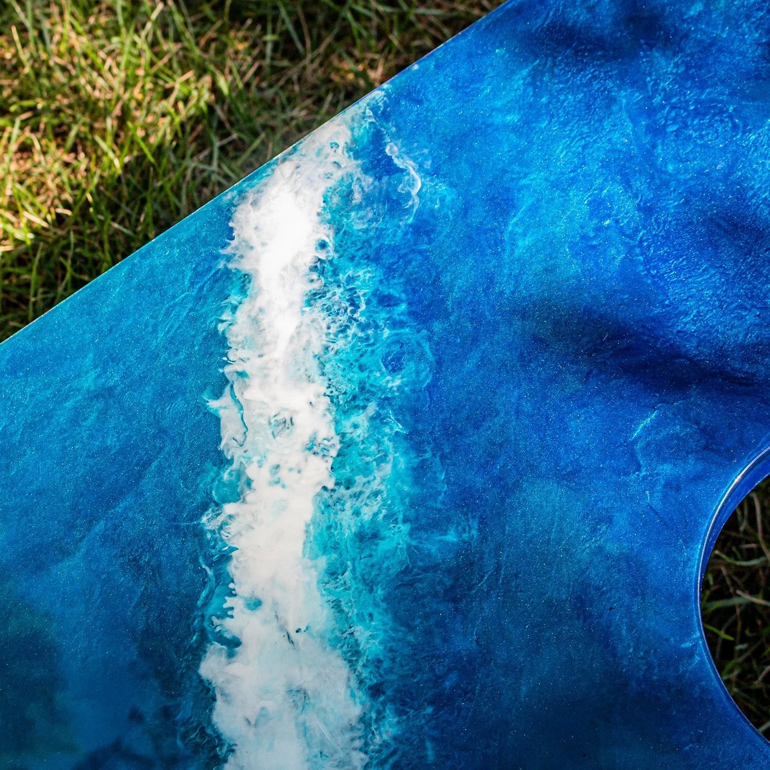 2x4 The Beach Epoxy Resin Cornhole Boards - Image 3