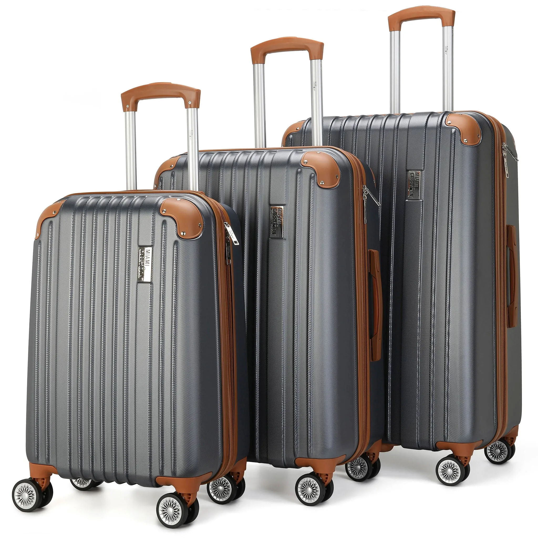 Collins 3 Piece Expandable Retro Luggage Set - Image 13