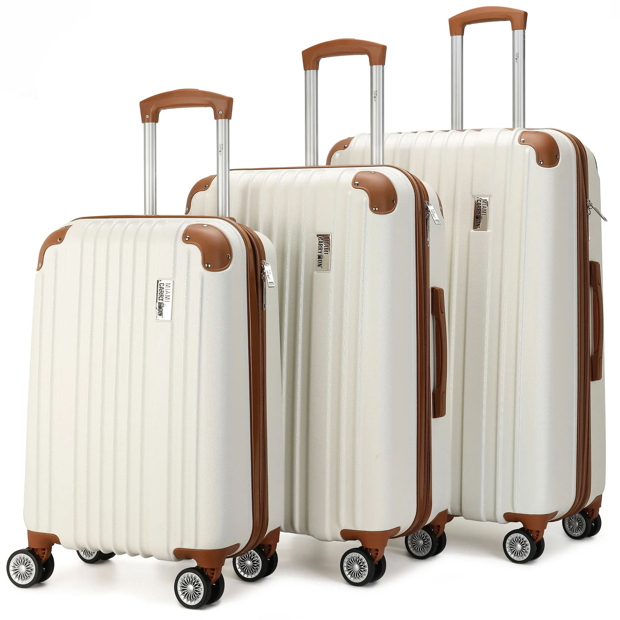 Collins 3 Piece Expandable Retro Luggage Set - Image 14