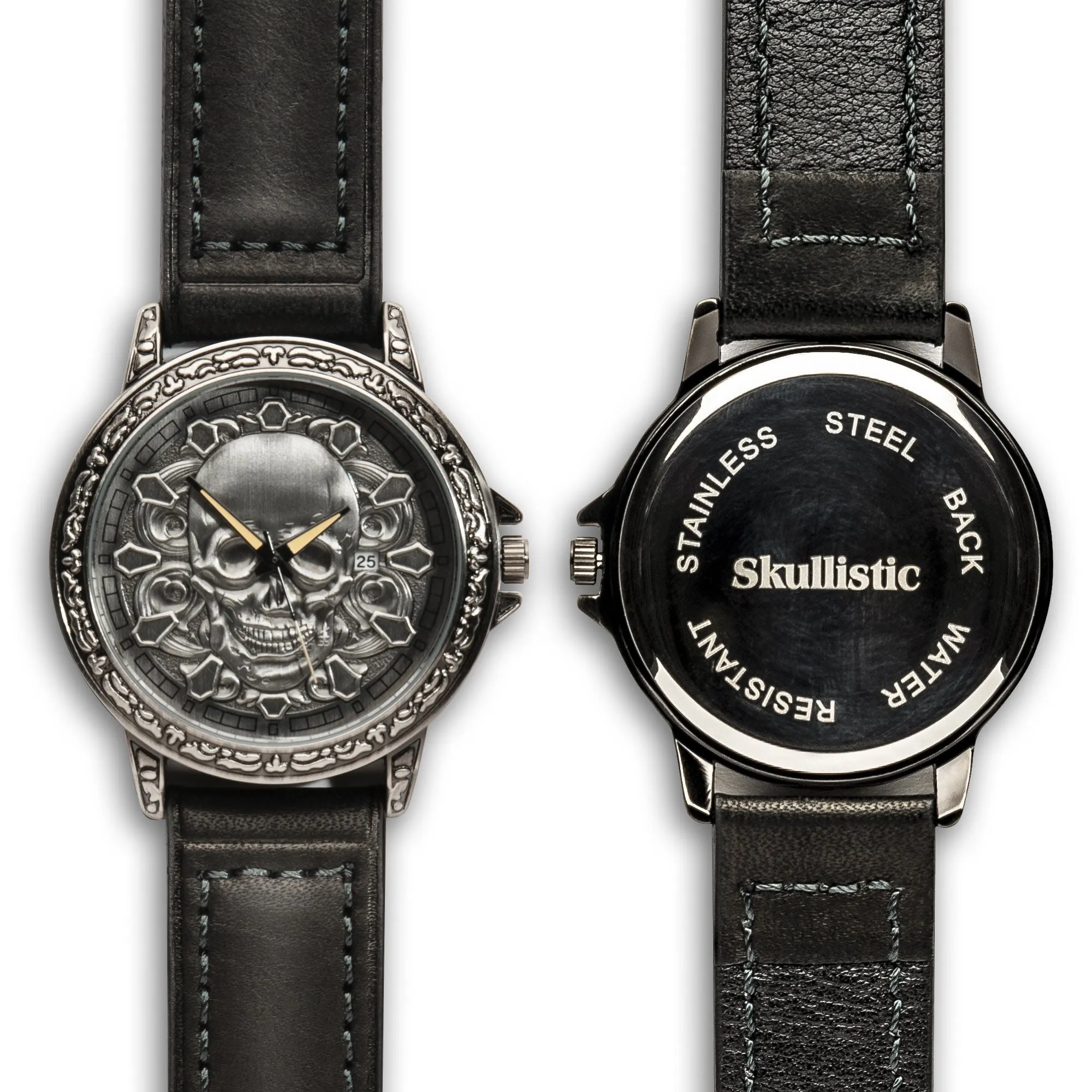 3D Carved Skull Men's Watch - Image 6