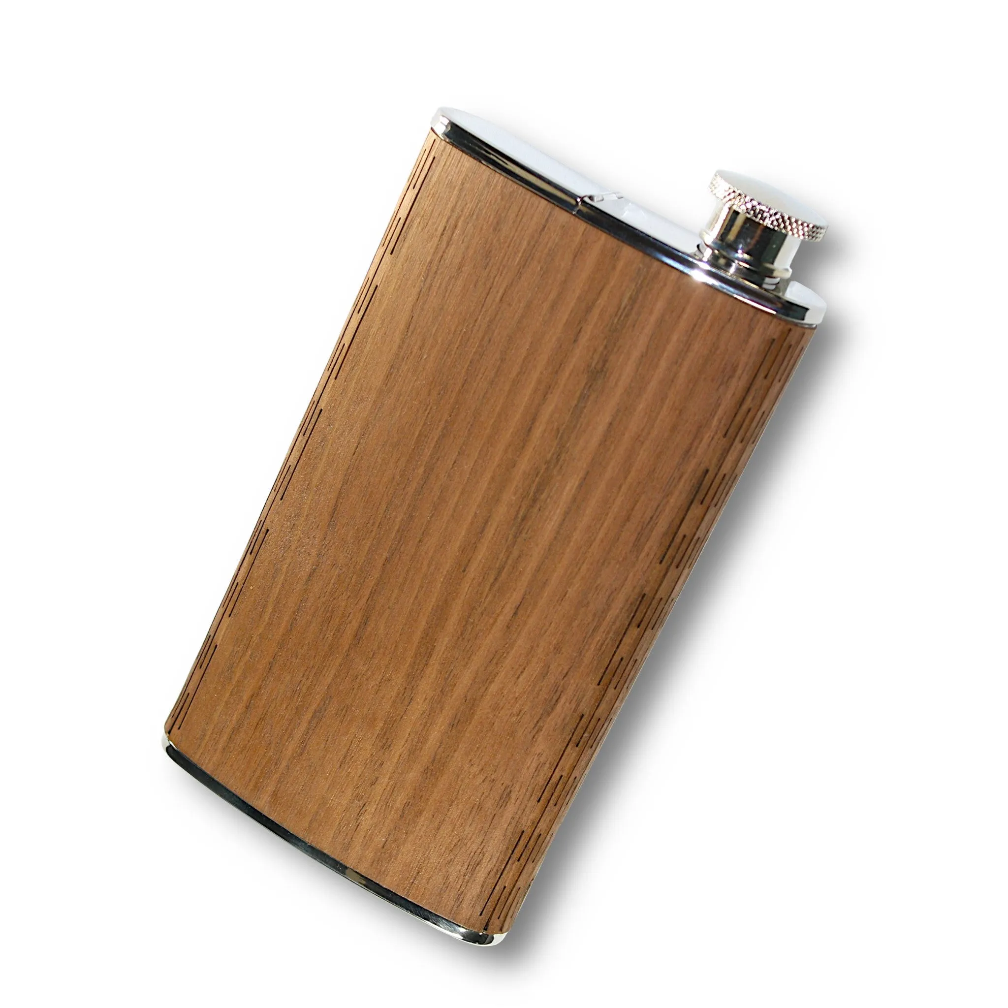 4 oz. Wooden Cigar Flask - Image 4