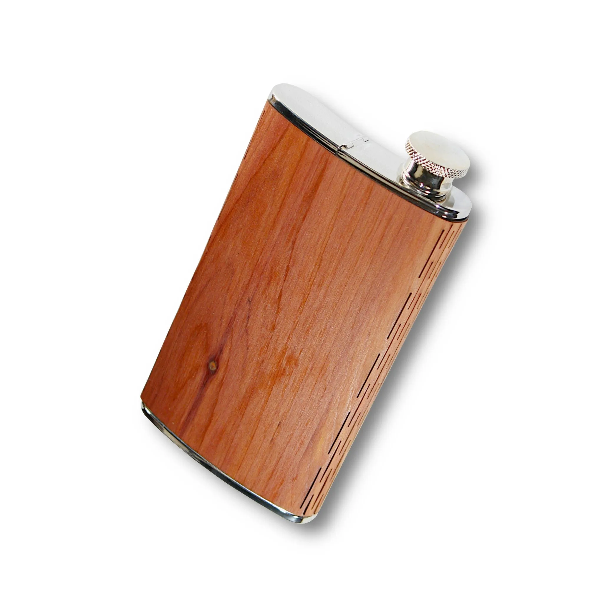 4 oz. Wooden Cigar Flask - Image 6