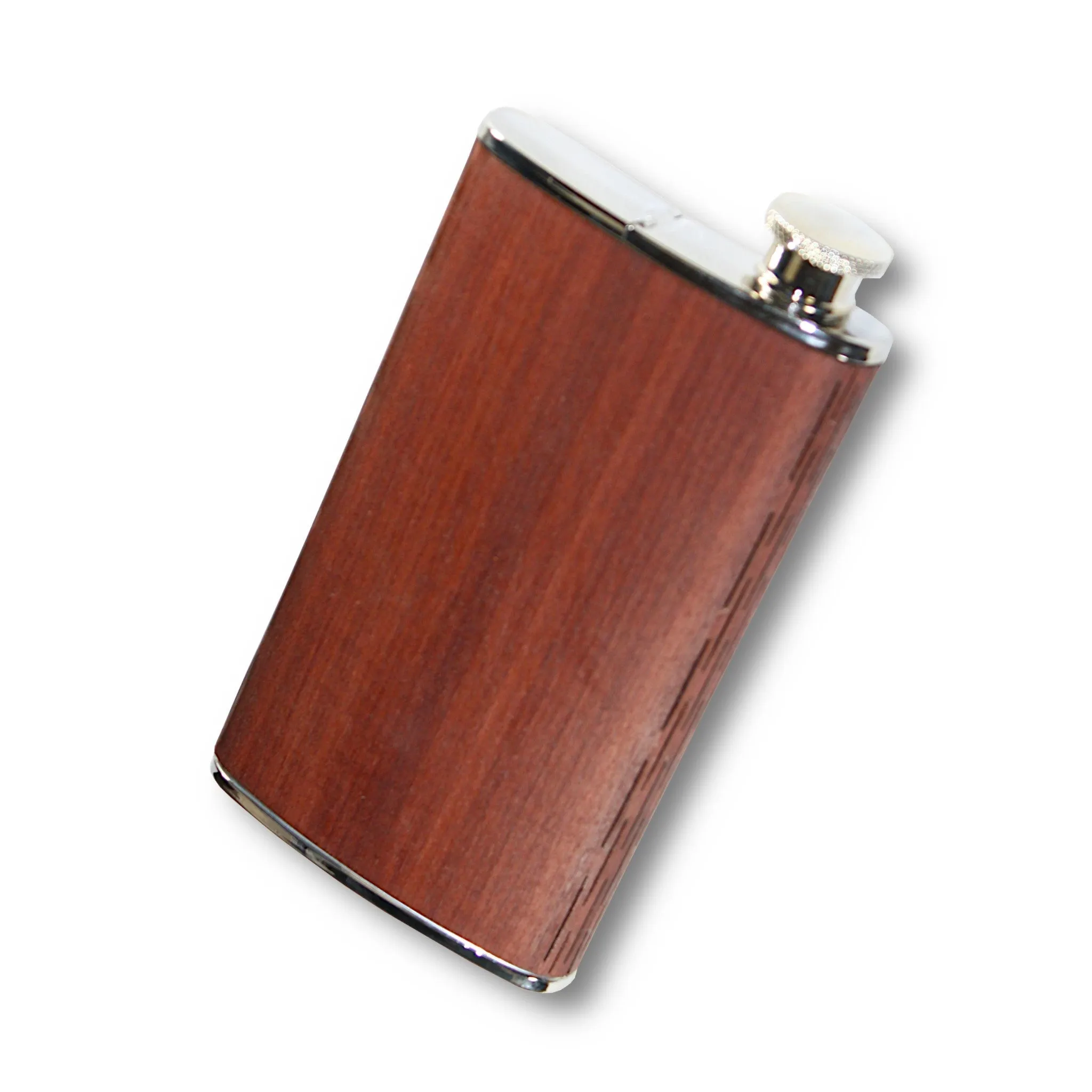 4 oz. Wooden Cigar Flask - Image 8