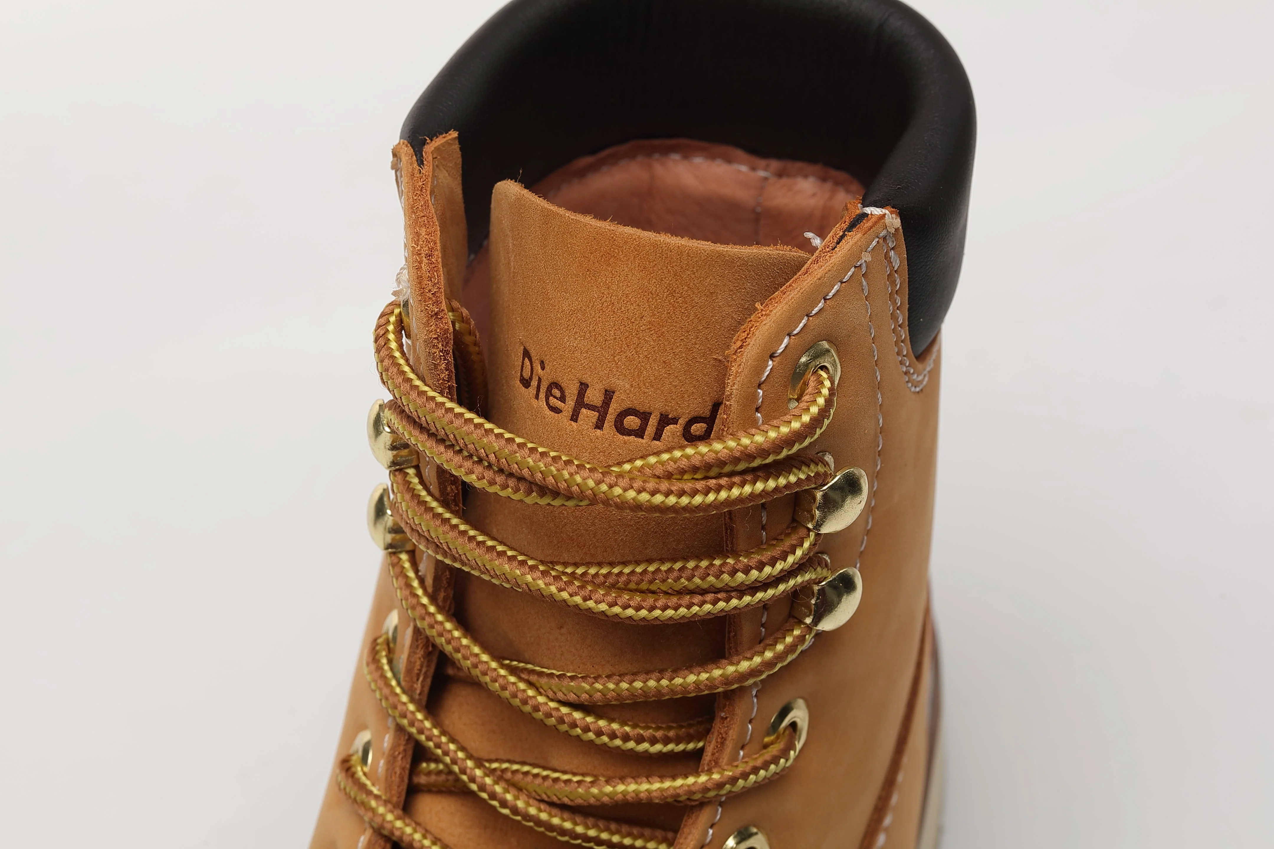 84101 Men's Soft Toe Nubuck Leather Non-Slip Work Boots - 6" Wheat - Image 7