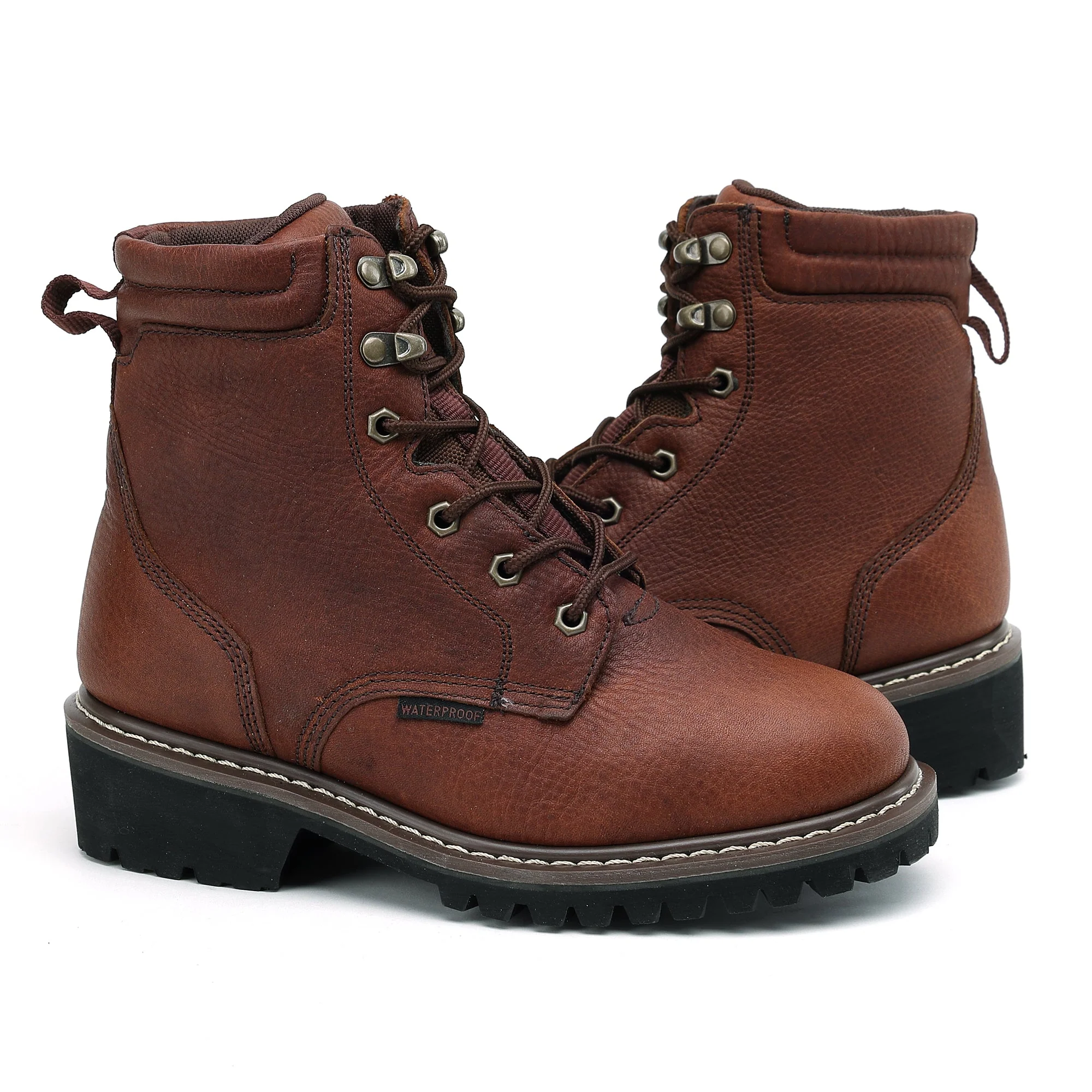 84314 Men's 6" Soft Toe Slip Resistant Durable Breathable Work Boots - Image 3