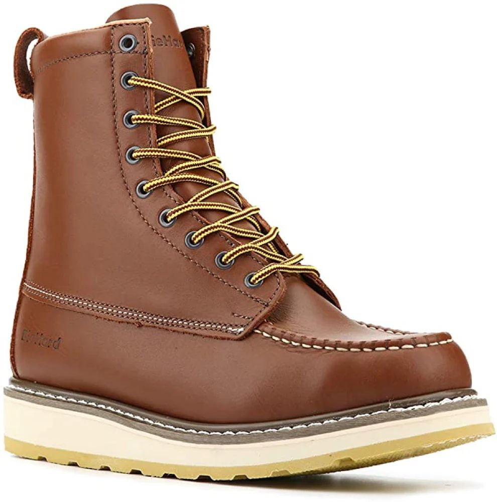 86994 Slip Resistant Durability 8" Leather Work Boots