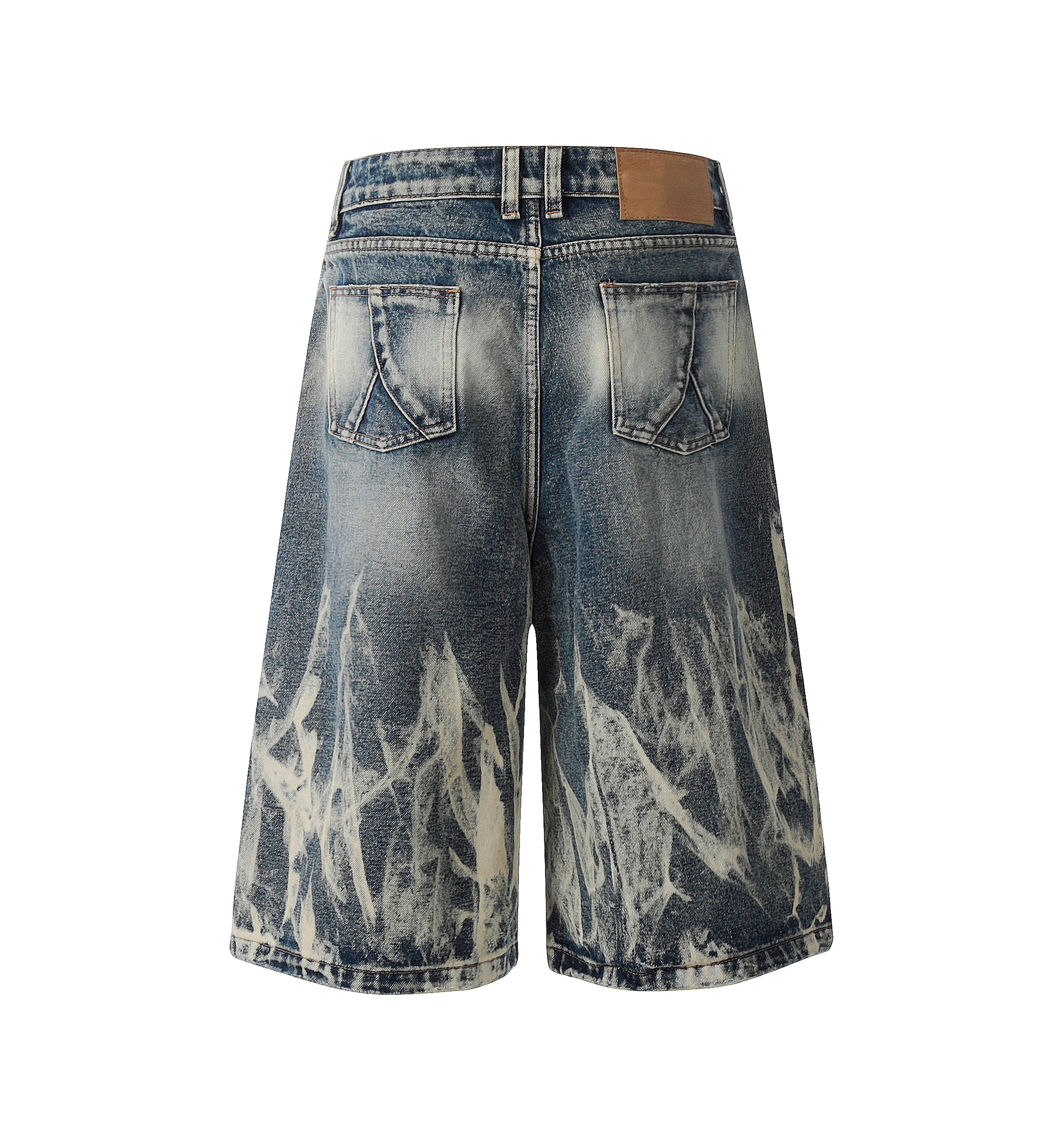 ACID DENIM SHORTS - Image 2