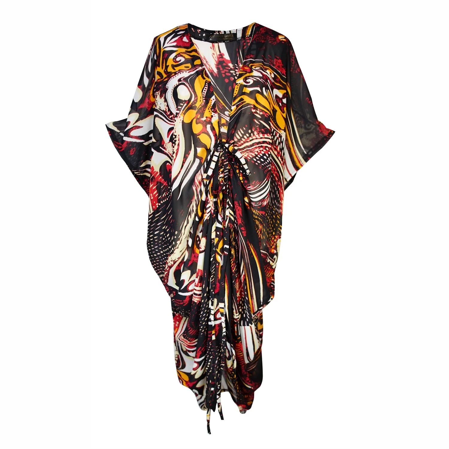 Actius Caftan Kaftan Dress in Rouge - Image 8
