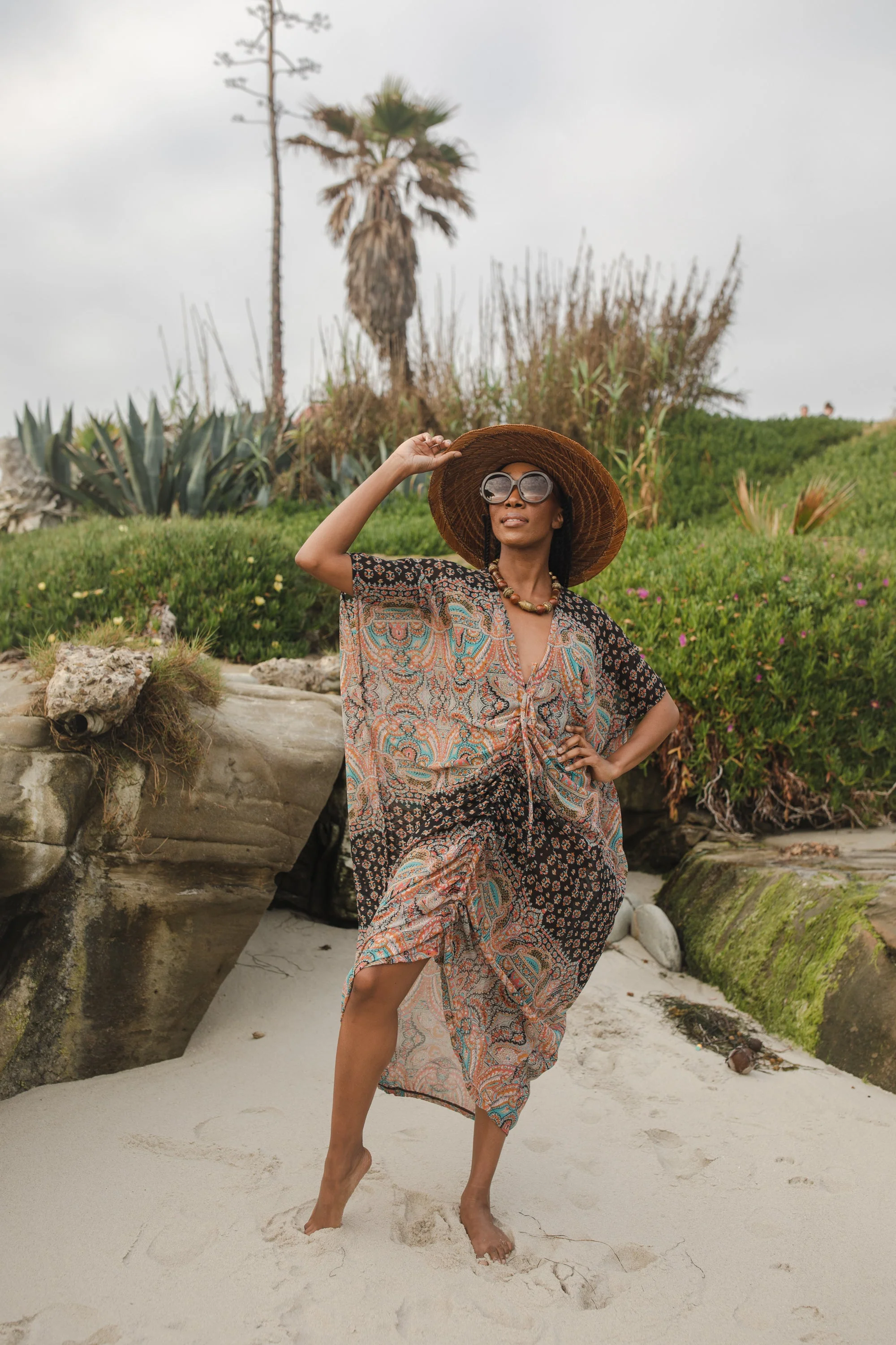 Actius Caftan Kaftan Dress in Taj