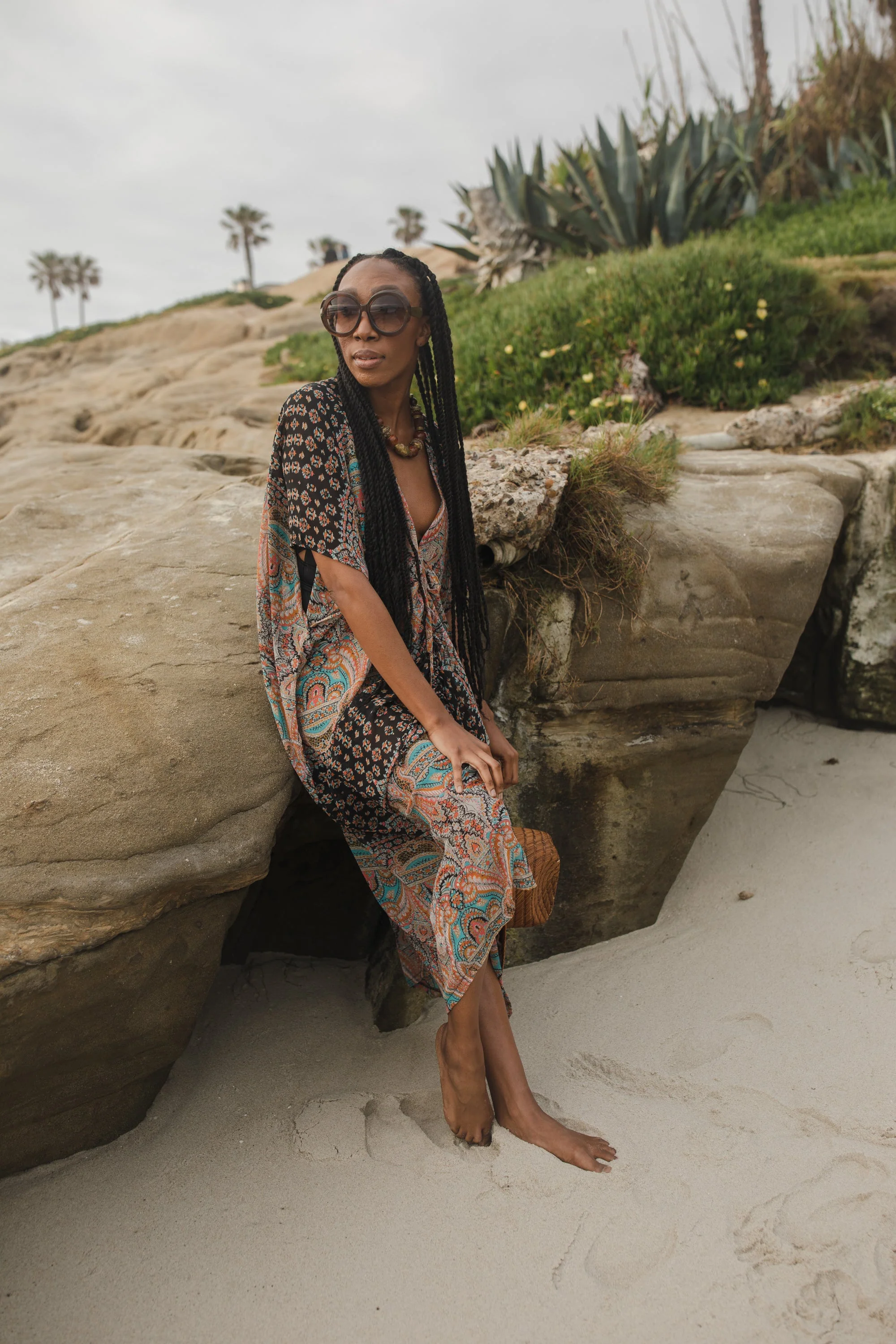 Actius Caftan Kaftan Dress in Taj - Image 2