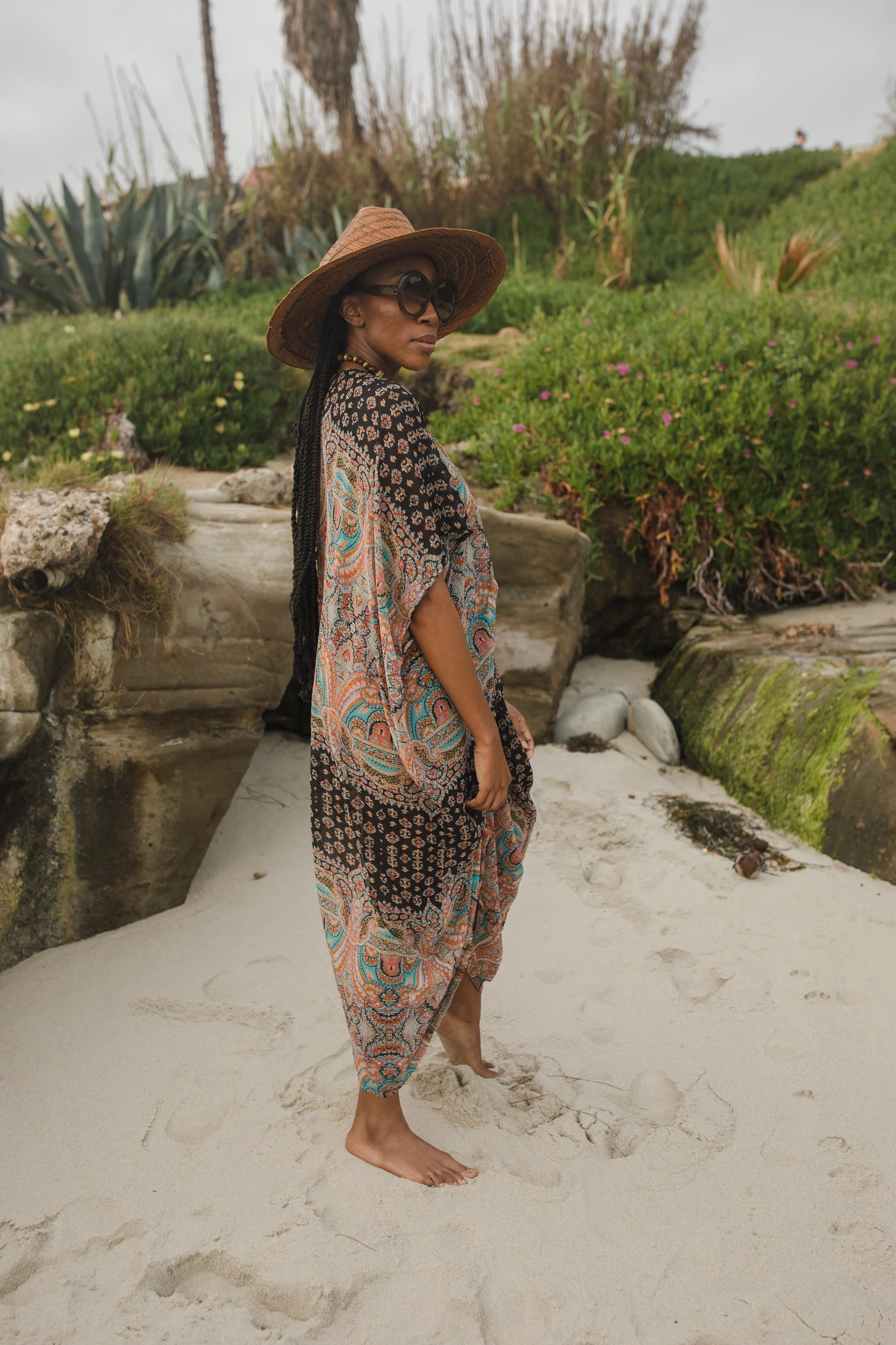 Actius Caftan Kaftan Dress in Taj - Image 4