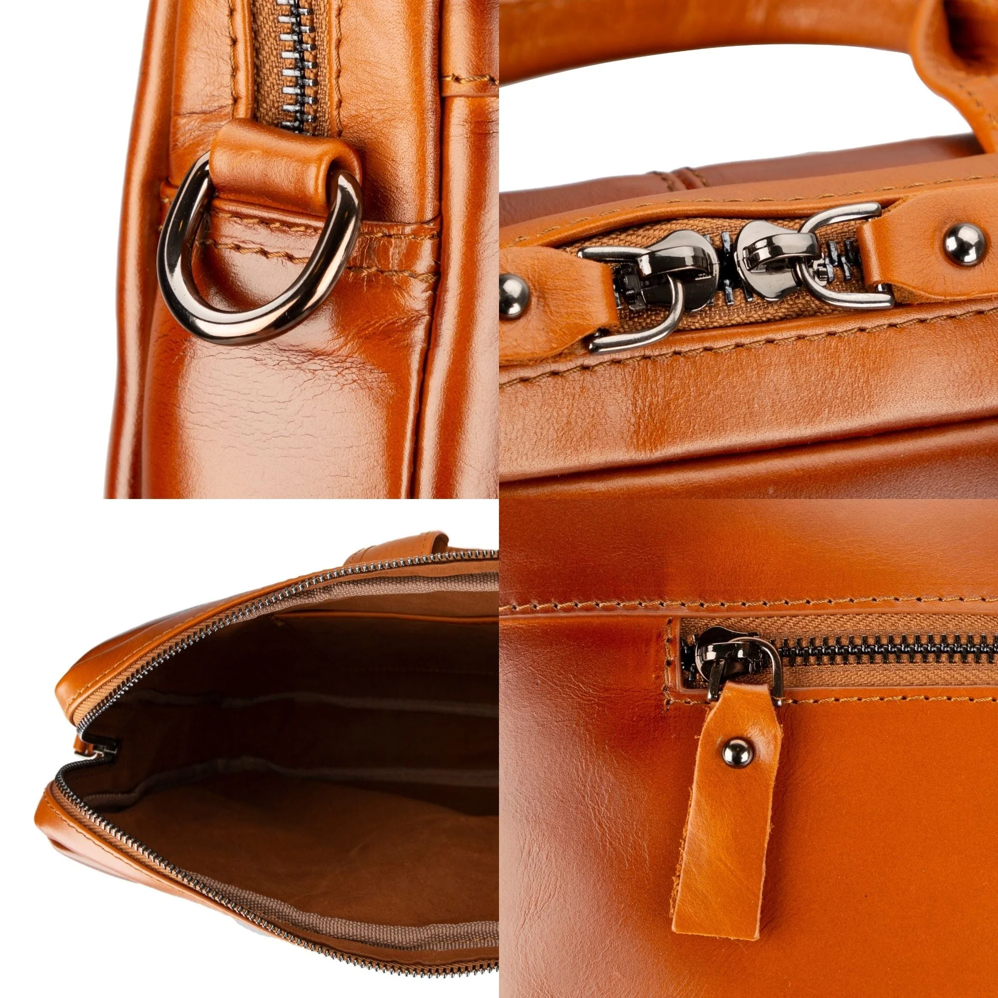 Afton MacBook Leather Sleeve and Bag - Image 4