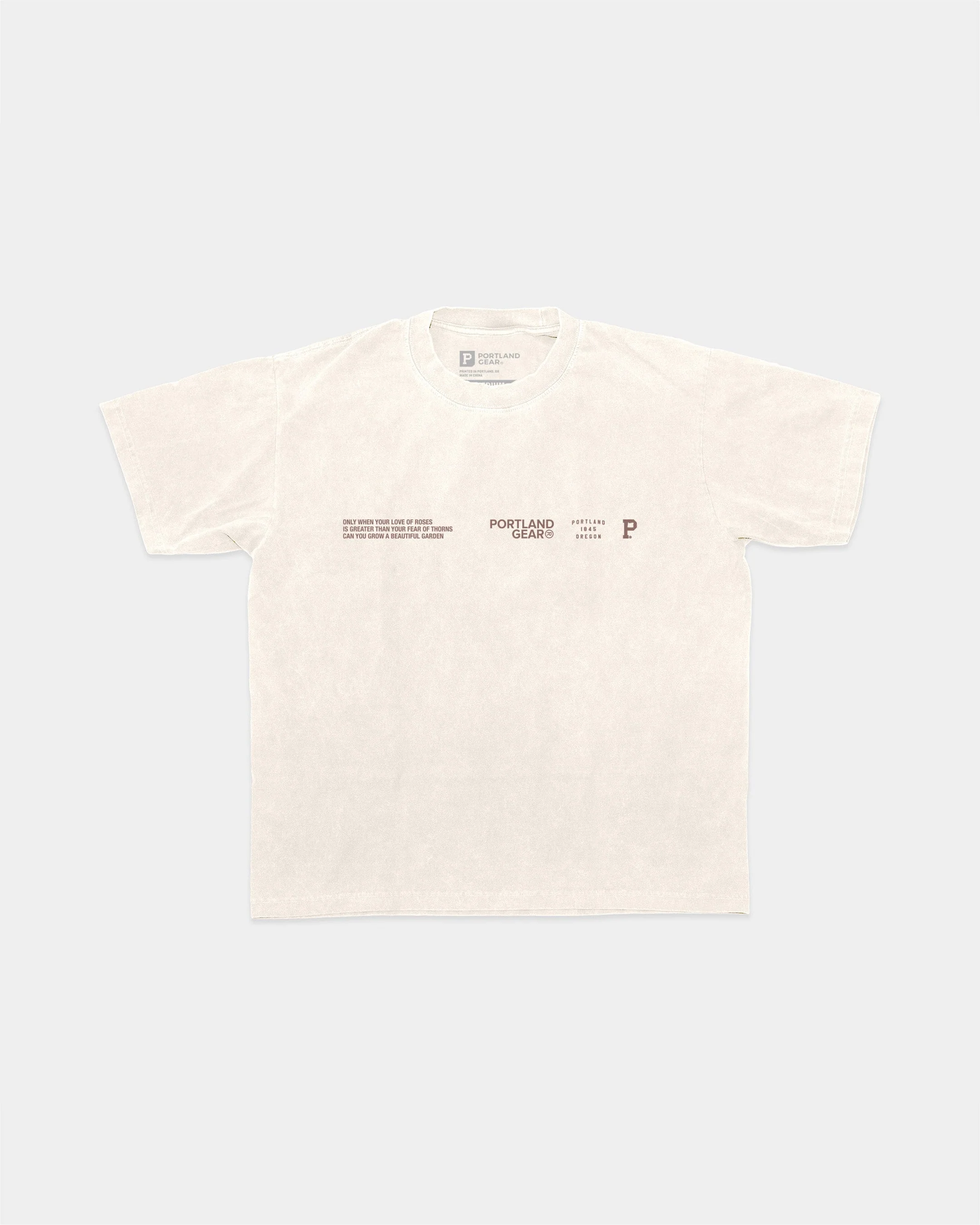 All-American Slogan Tee - Cream - Image 2