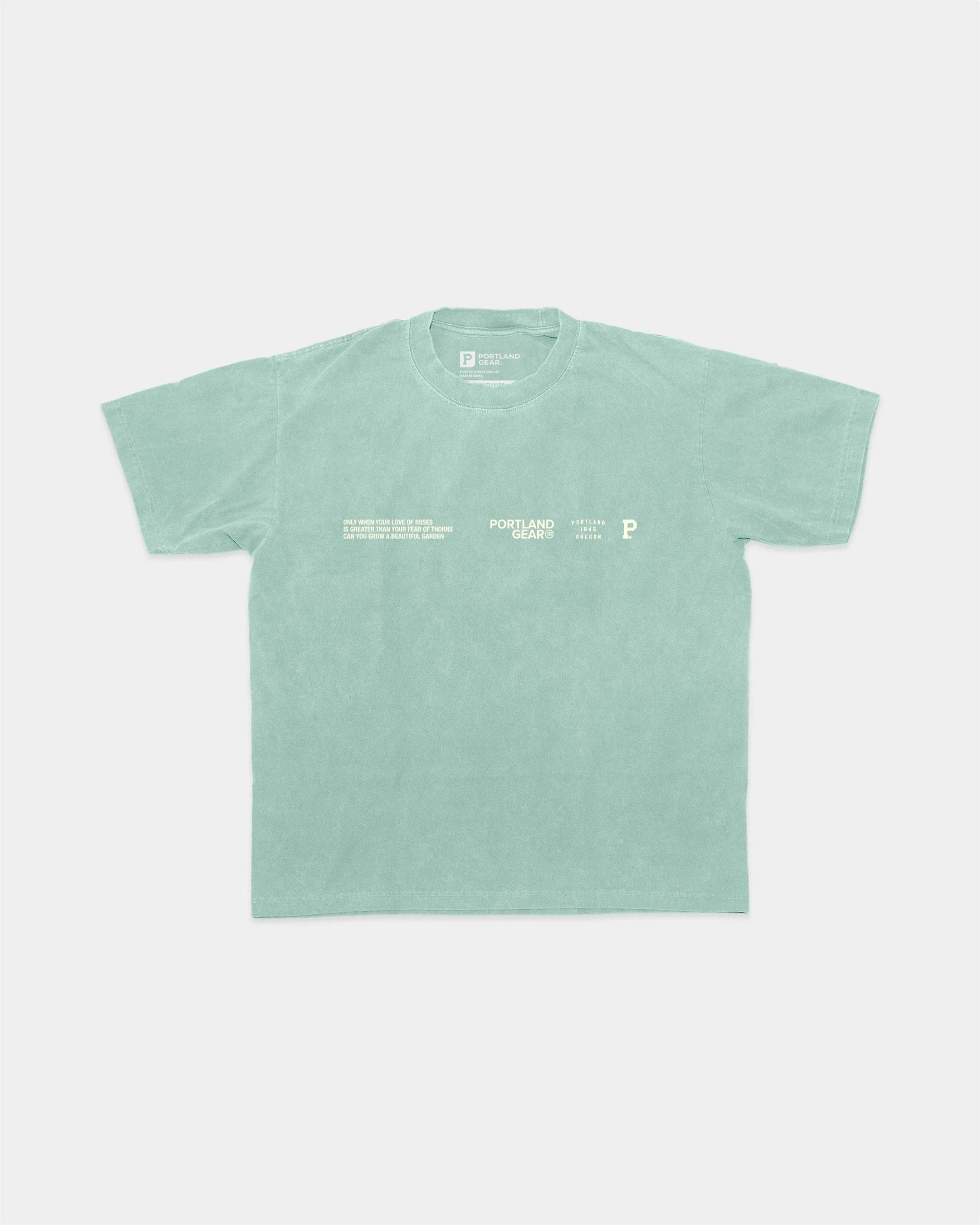 All-American Slogan Tee - Pacific Green - Image 2