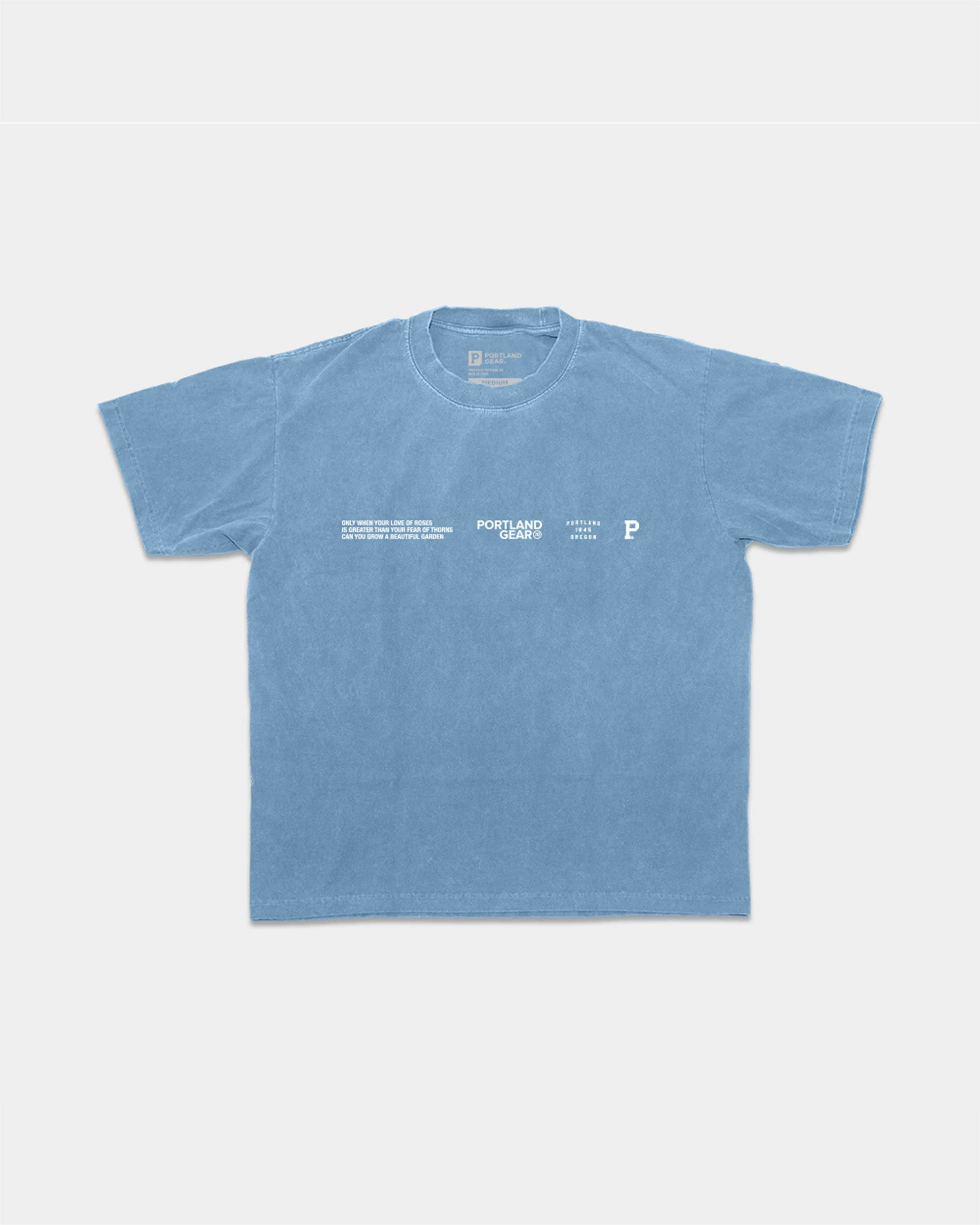 All-American Slogan Tee - Sky - Image 2