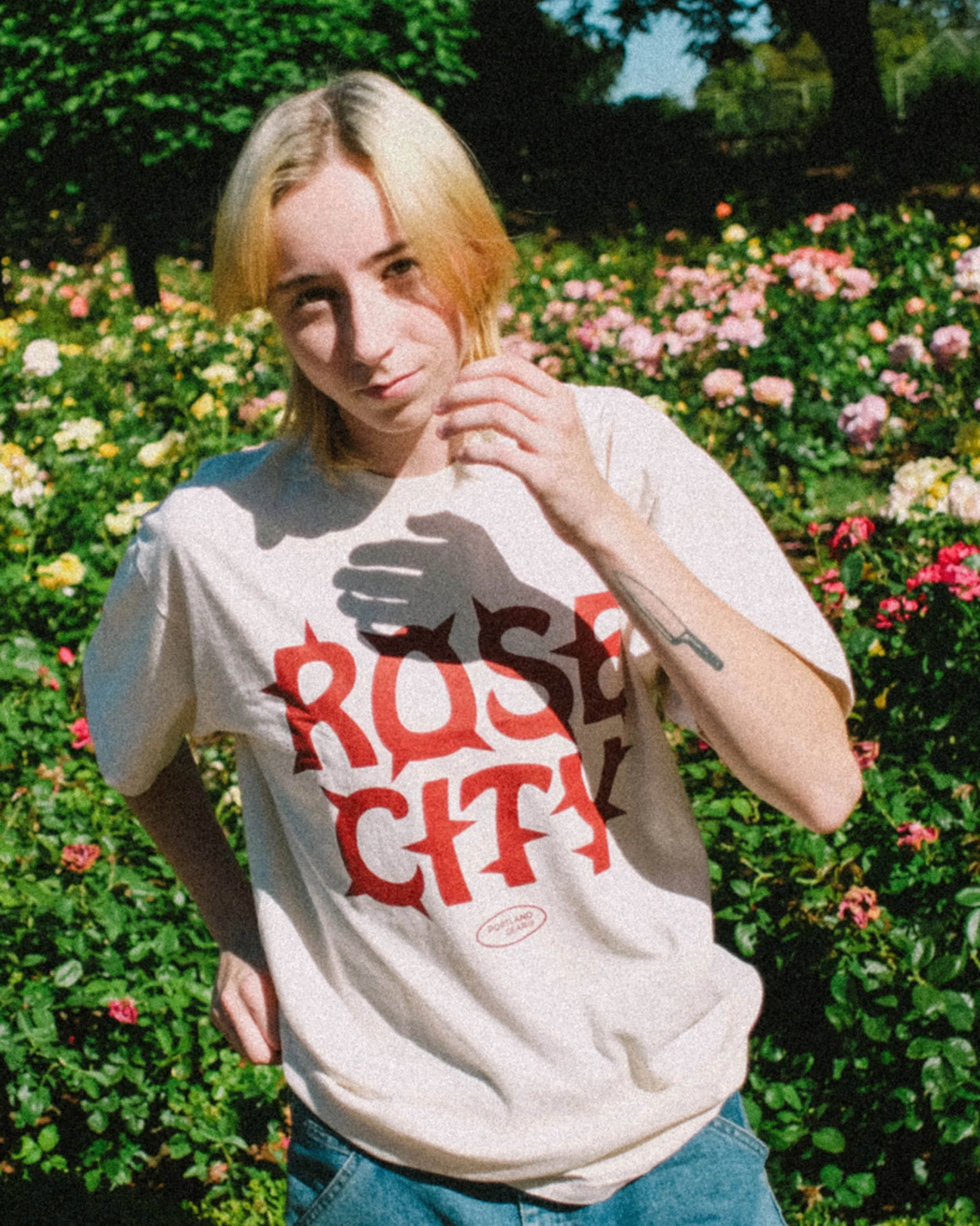 All-American Thorn Tee - Cream - Image 3