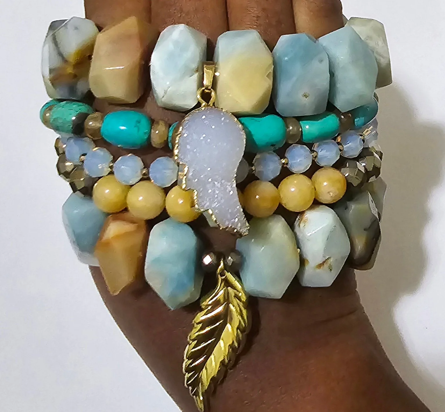 Amazonite Bracelet Set - Image 2