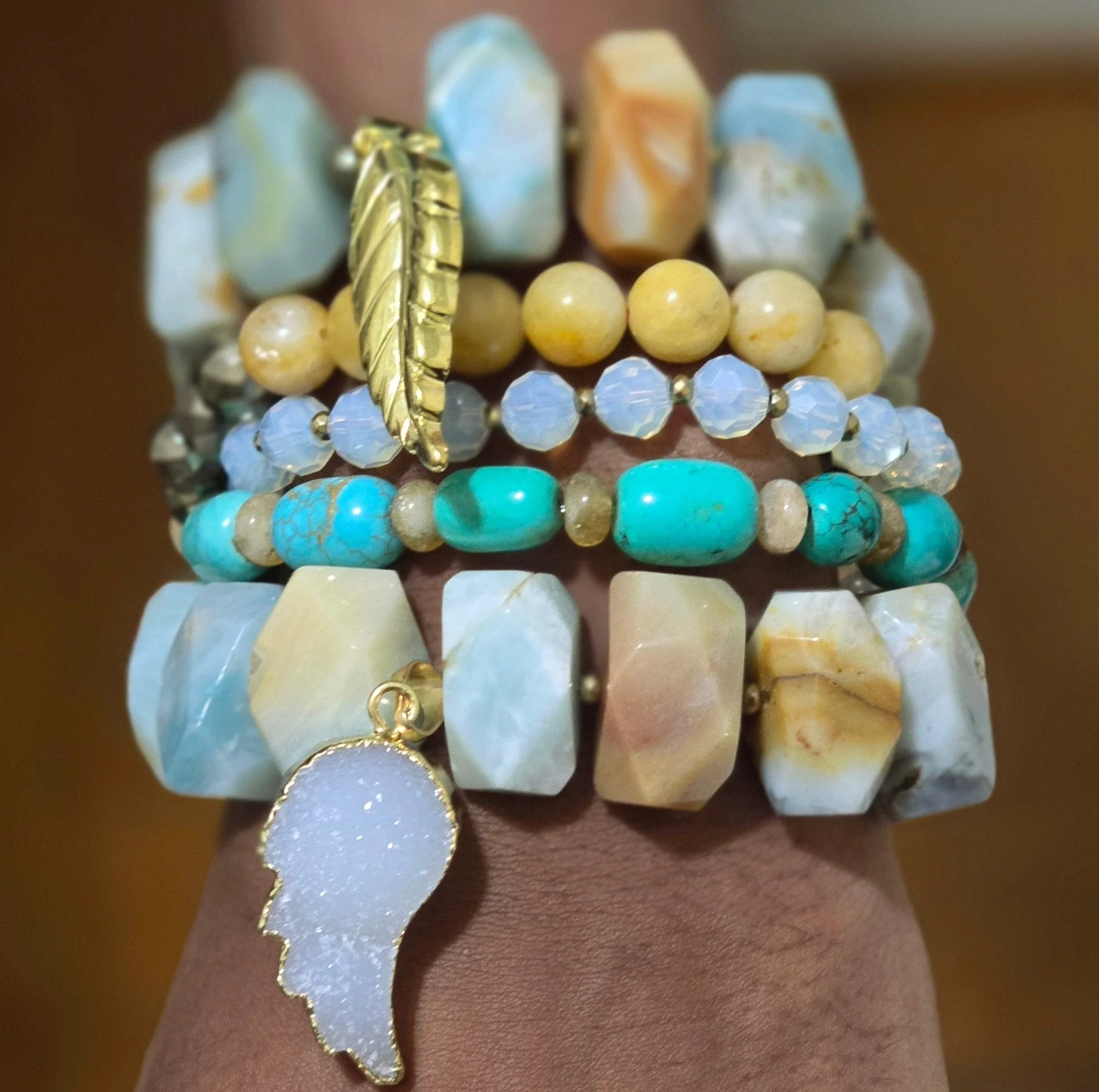 Amazonite Bracelet Set - Image 3
