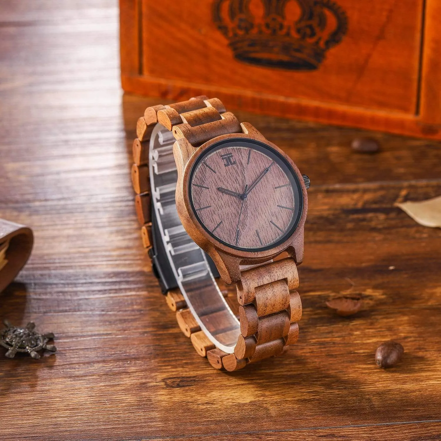 American Walnut Men's Watch | Walnut Northstar Watch - Image 12