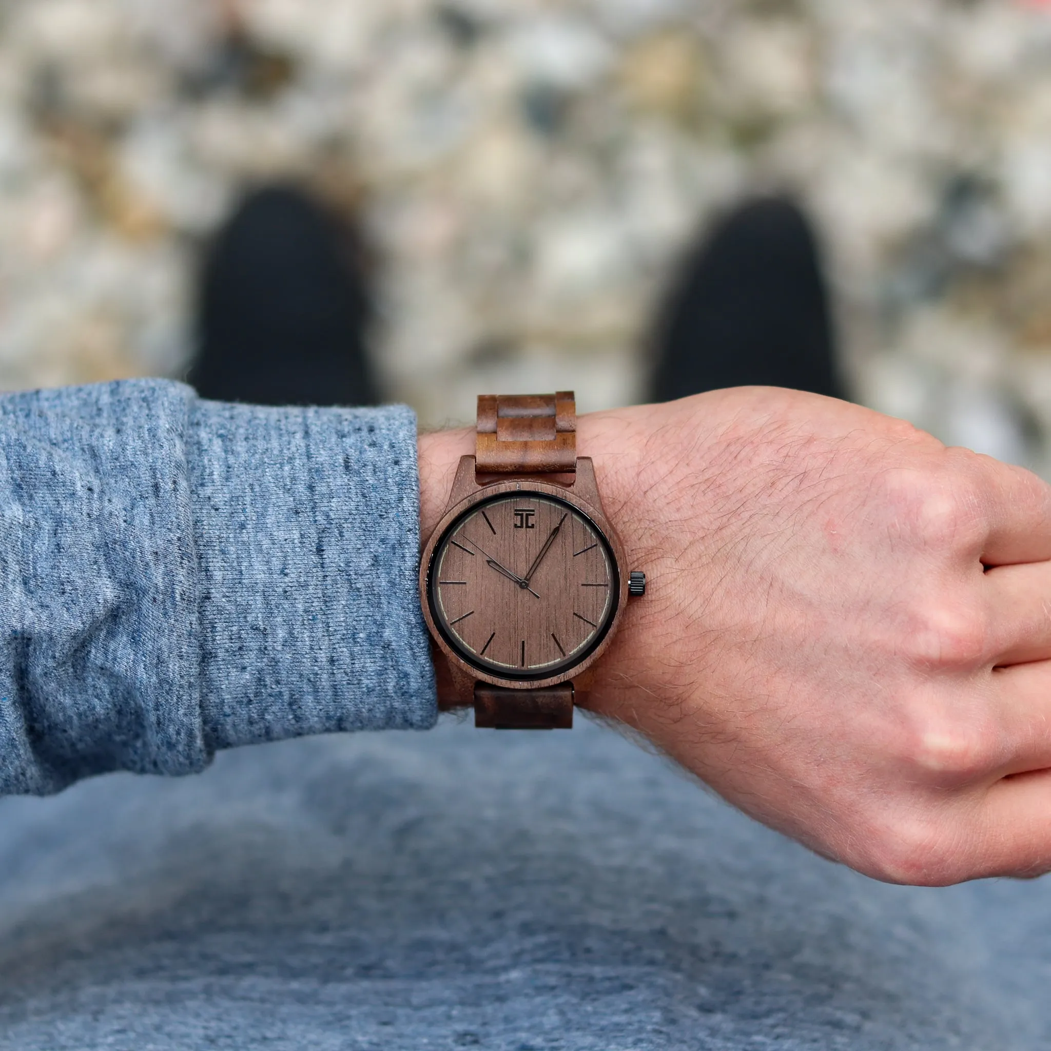 American Walnut Men's Watch | Walnut Northstar Watch - Image 2
