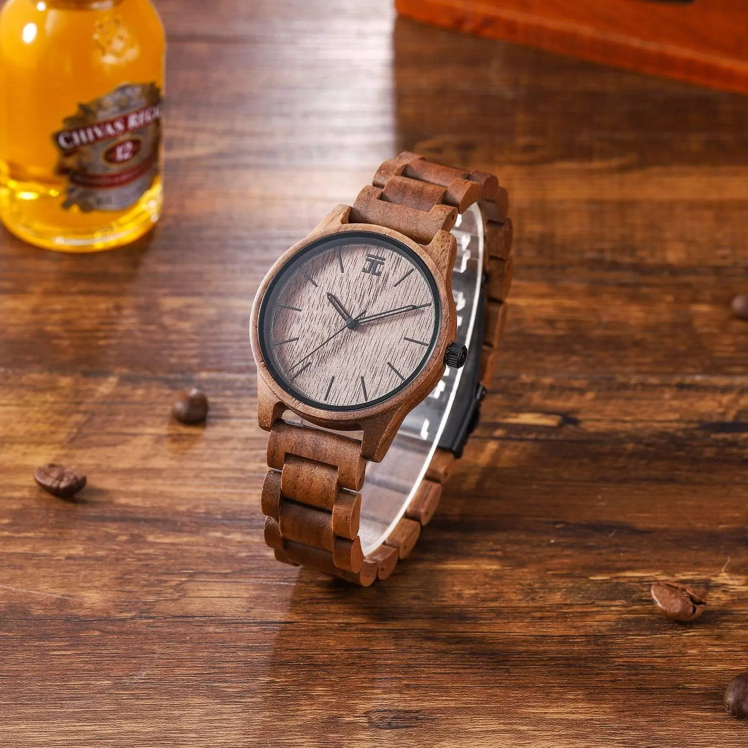 American Walnut Men's Watch | Walnut Northstar Watch - Image 8