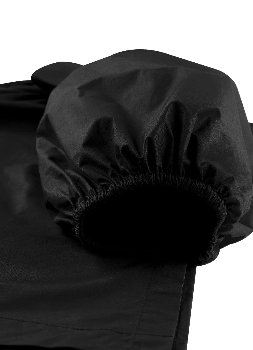 Amuri One Shoulder Black Premium Poplin Blouse - Image 8
